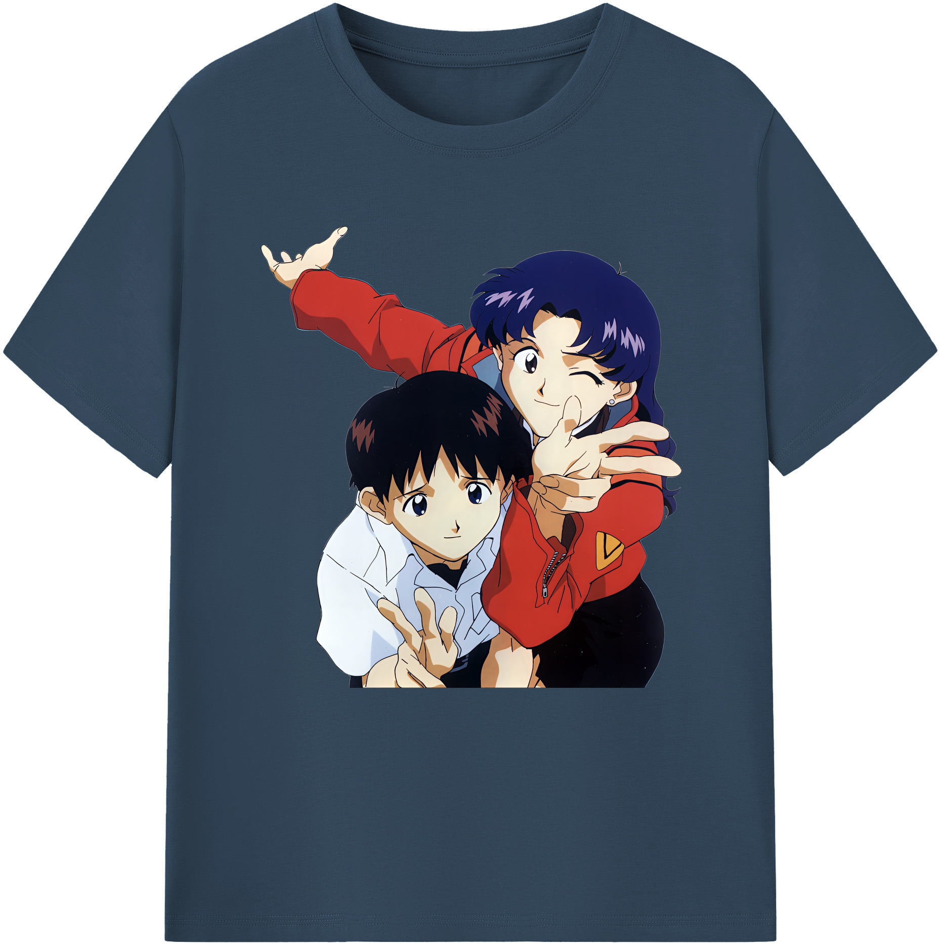 （画像用） EVA 新世紀エヴァンゲリオン レディースカジュアルプリントTシャツ（綿100％）
