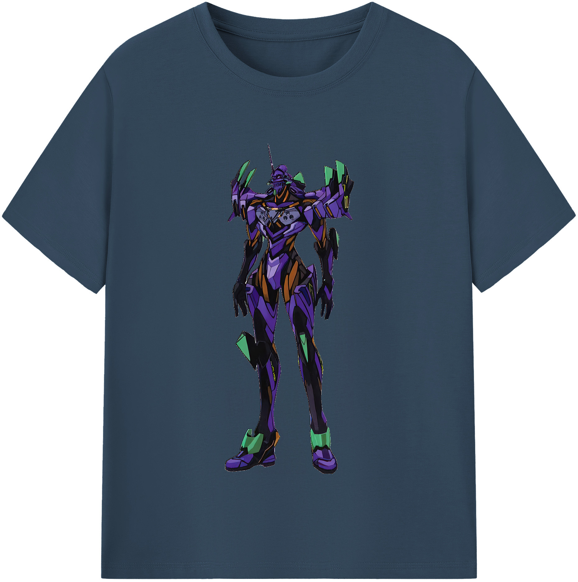 （画像用） EVA 新世紀エヴァンゲリオン レディースカジュアルプリントTシャツ（綿100％）