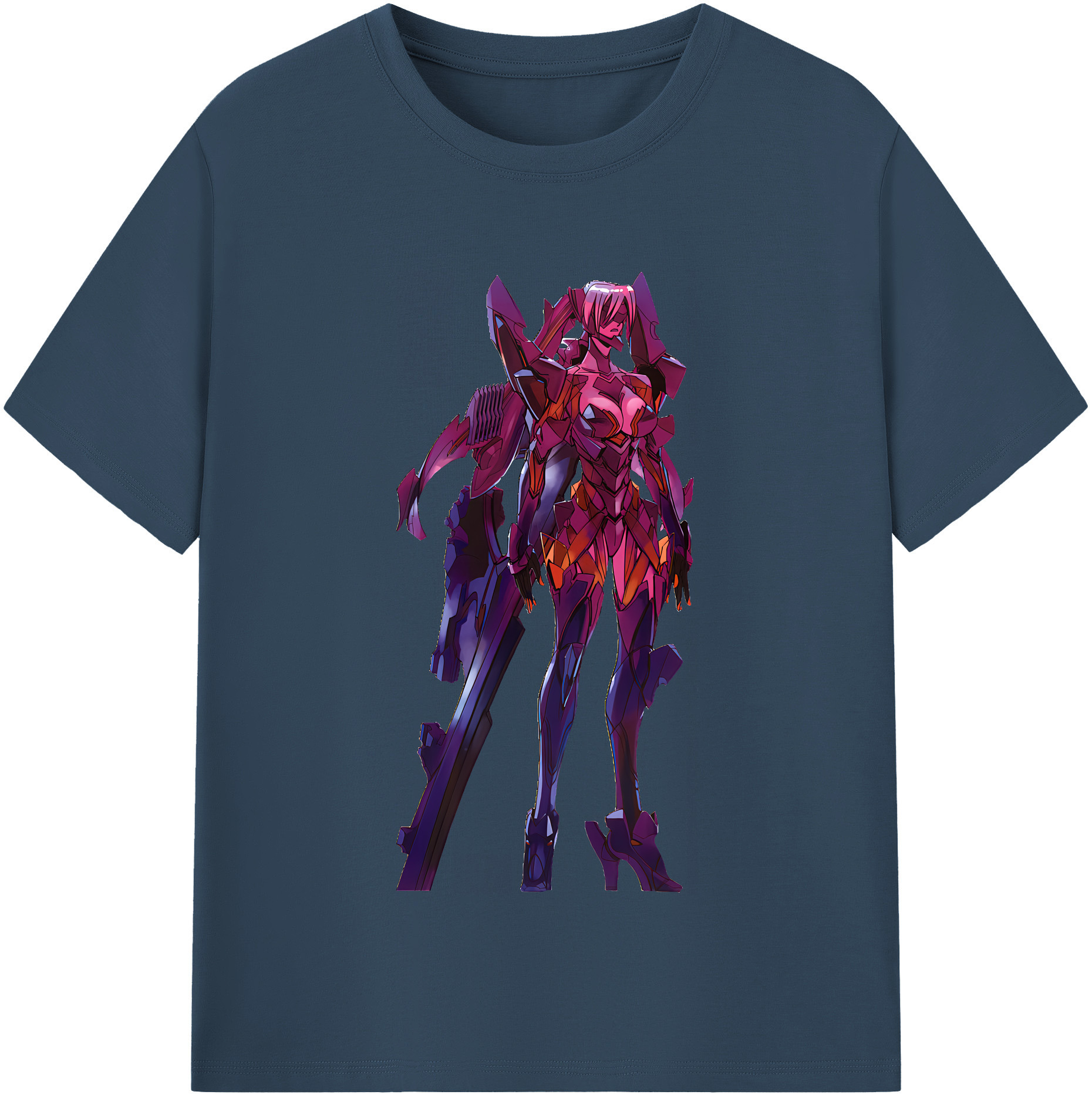（画像用） EVA 新世紀エヴァンゲリオン レディースカジュアルプリントTシャツ（綿100％）