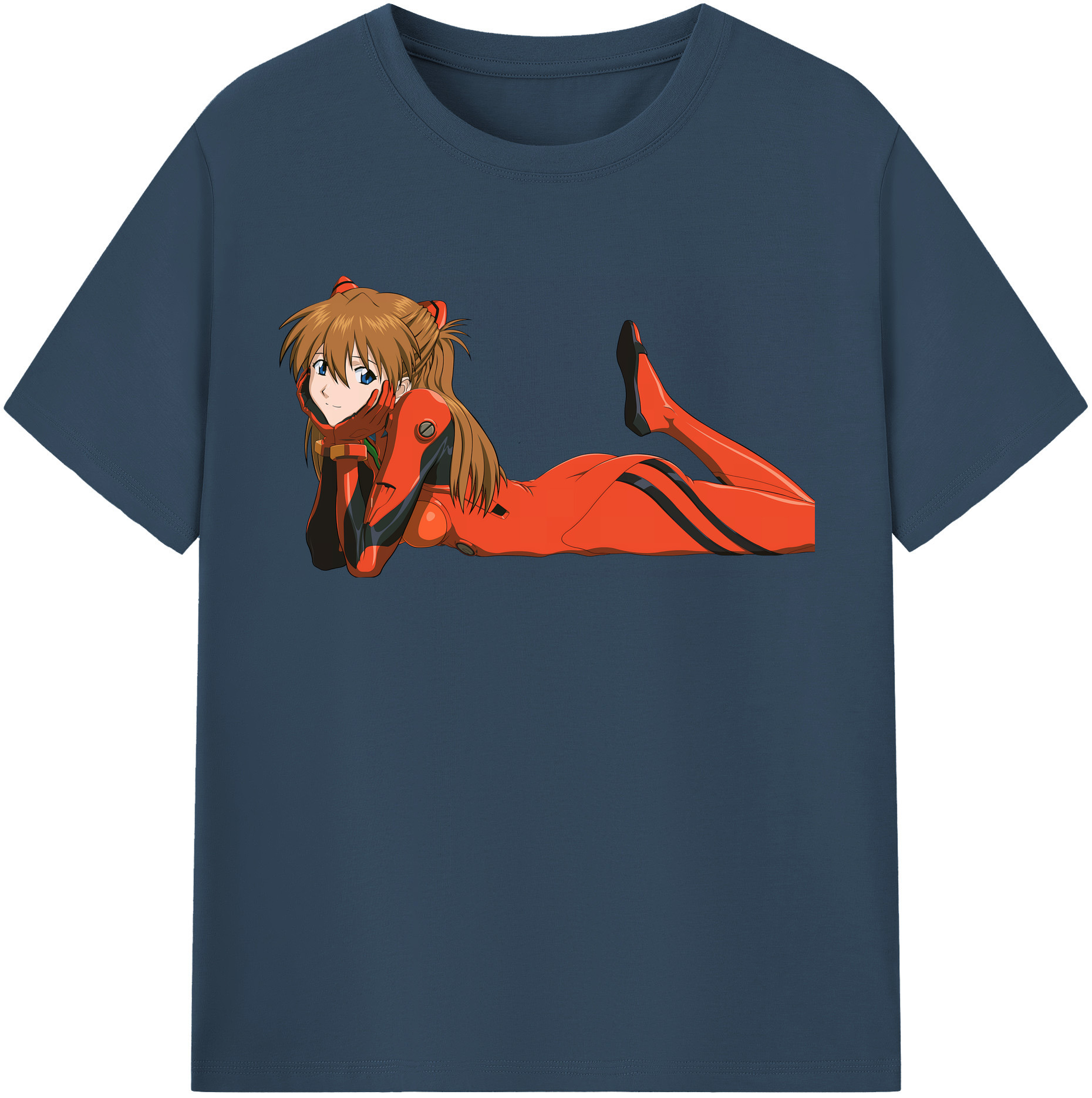 （画像用） EVA 新世紀エヴァンゲリオン レディースカジュアルプリントTシャツ（綿100％）
