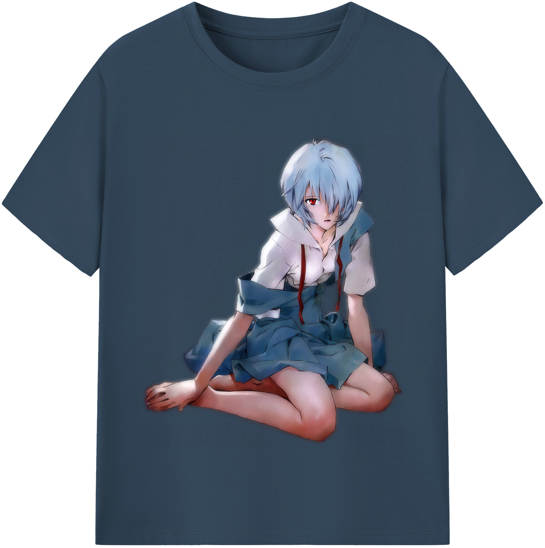 （画像用） EVA 新世紀エヴァンゲリオン レディースカジュアルプリントTシャツ（綿100％）