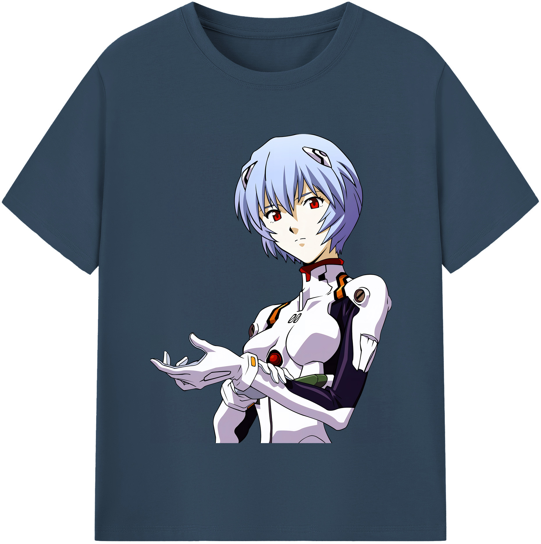 （画像用） EVA 新世紀エヴァンゲリオン レディースカジュアルプリントTシャツ（綿100％）