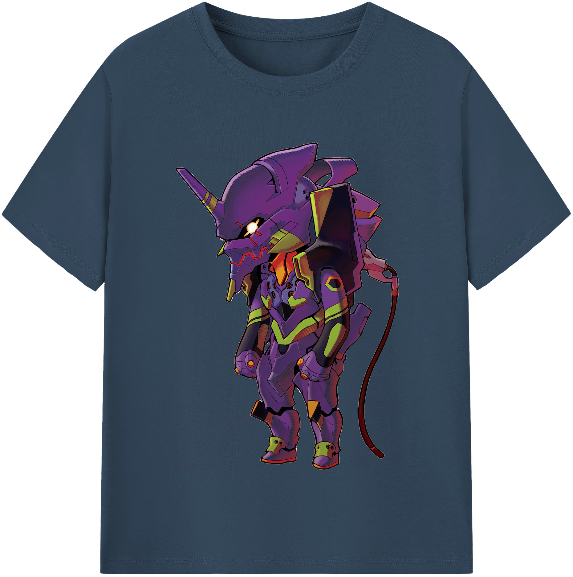 （画像用） EVA 新世紀エヴァンゲリオン レディースカジュアルプリントTシャツ（綿100％）