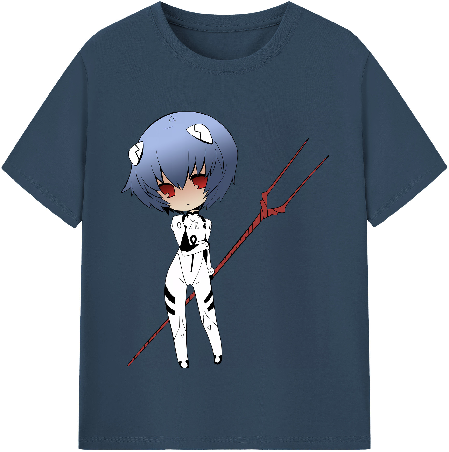 （画像用） EVA 新世紀エヴァンゲリオン レディースカジュアルプリントTシャツ（綿100％）