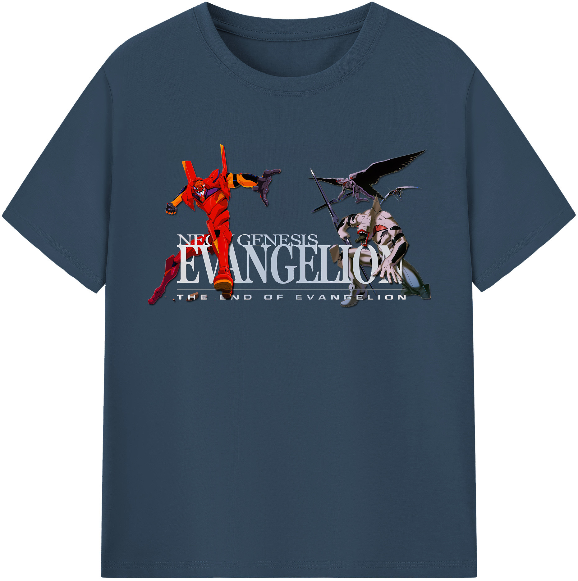 （画像用） EVA 新世紀エヴァンゲリオン レディースカジュアルプリントTシャツ（綿100％）