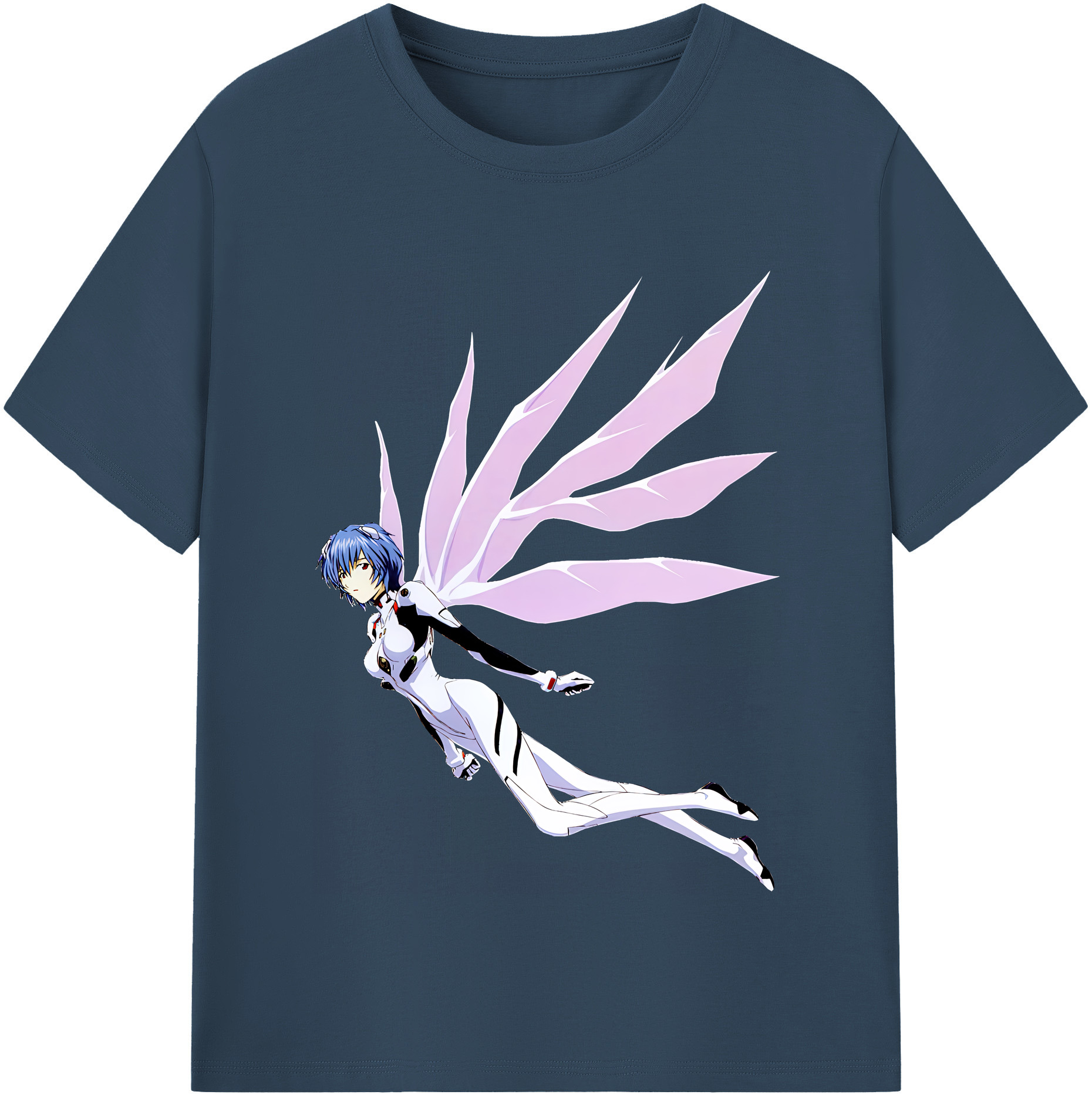 （画像用） EVA 新世紀エヴァンゲリオン レディースカジュアルプリントTシャツ（綿100％）