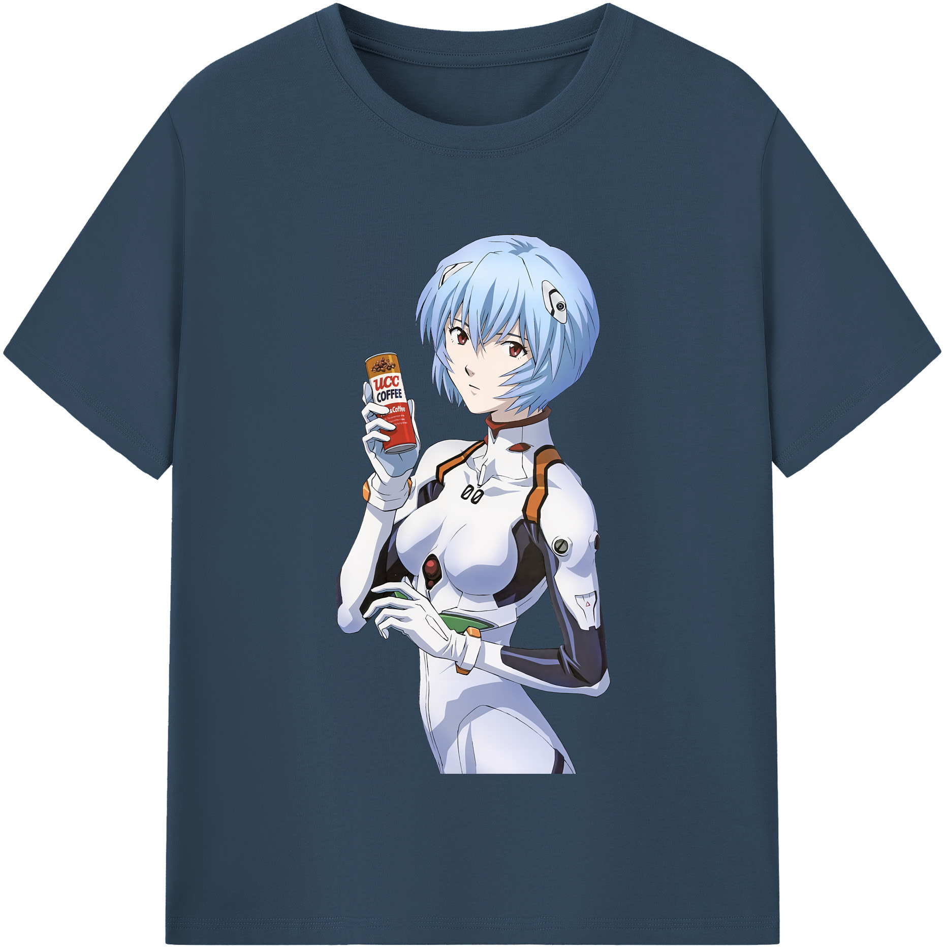 （画像用） EVA 新世紀エヴァンゲリオン レディースカジュアルプリントTシャツ（綿100％）