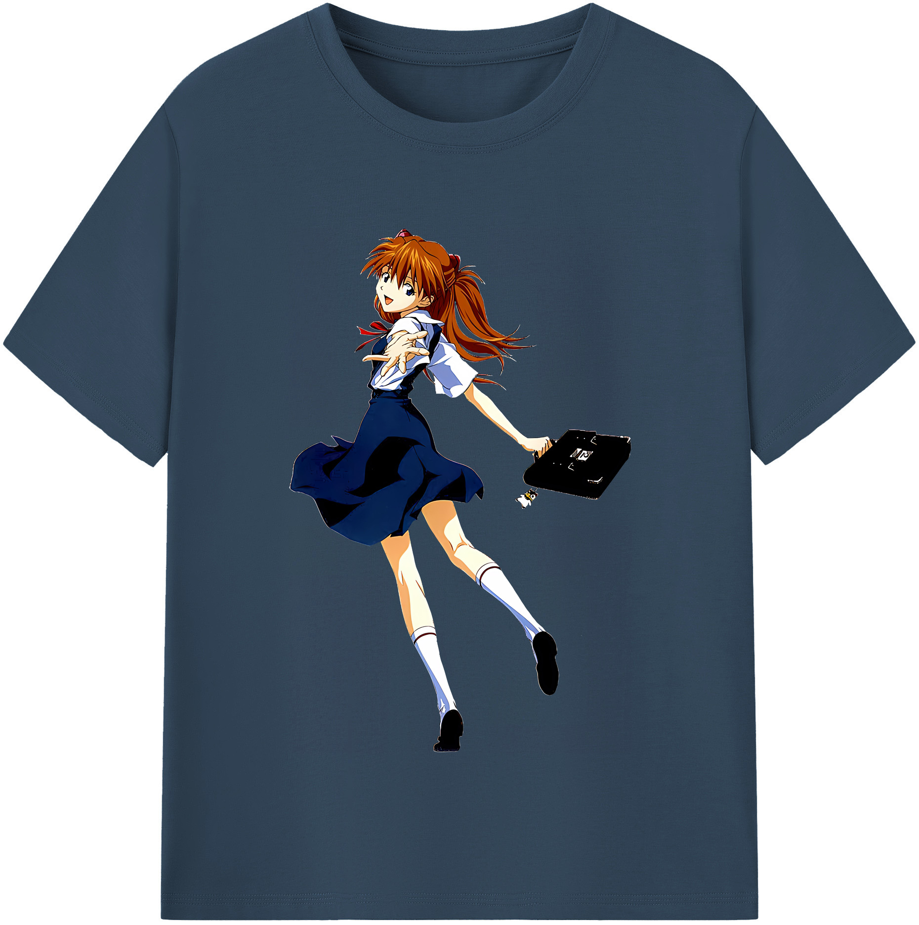（画像用） EVA 新世紀エヴァンゲリオン レディースカジュアルプリントTシャツ（綿100％）