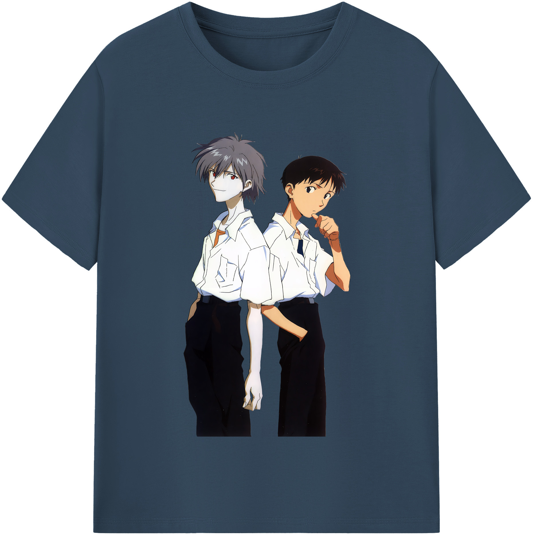 （画像用） EVA 新世紀エヴァンゲリオン レディースカジュアルプリントTシャツ（綿100％）