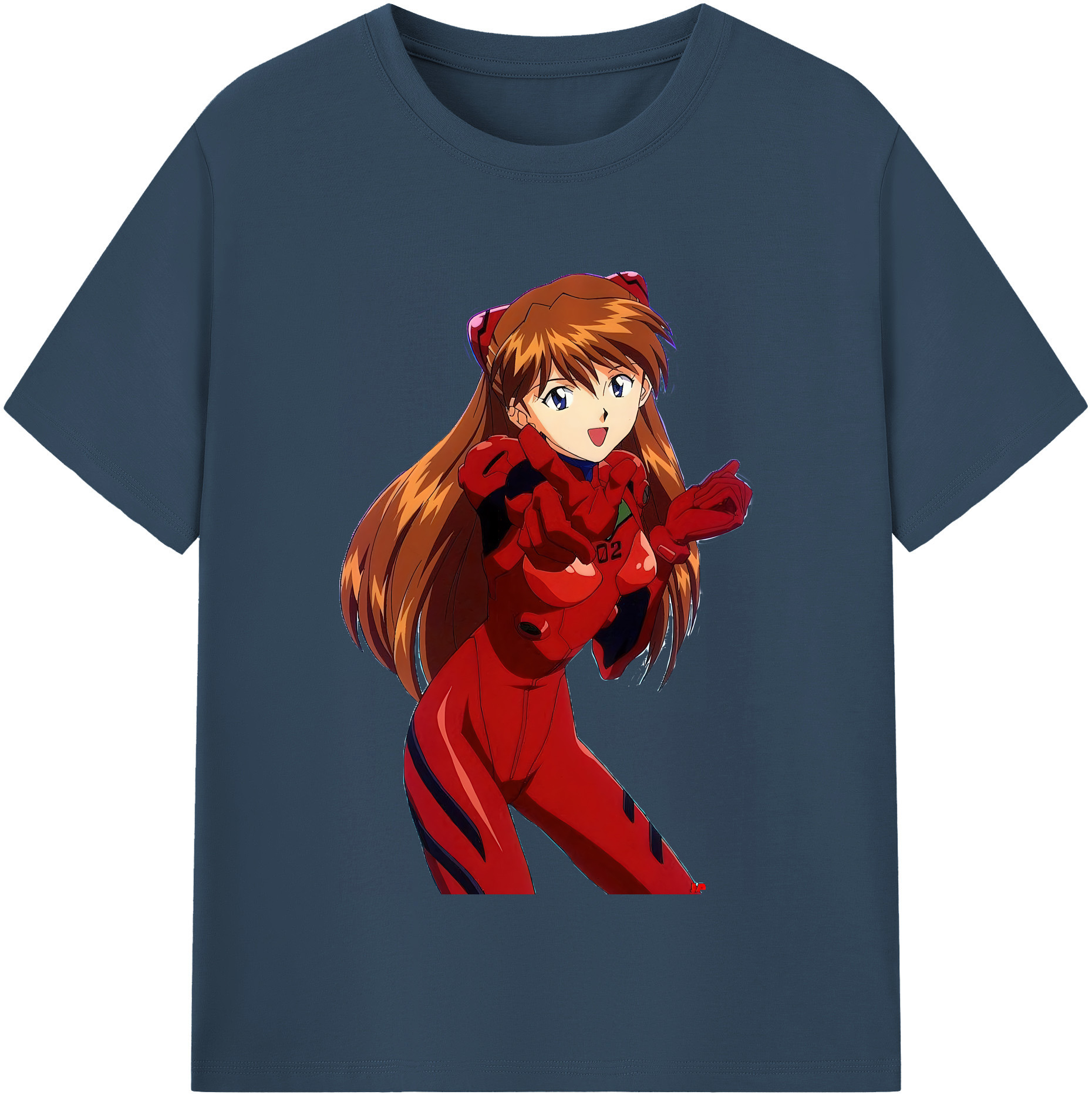（画像用） EVA 新世紀エヴァンゲリオン レディースカジュアルプリントTシャツ（綿100％）