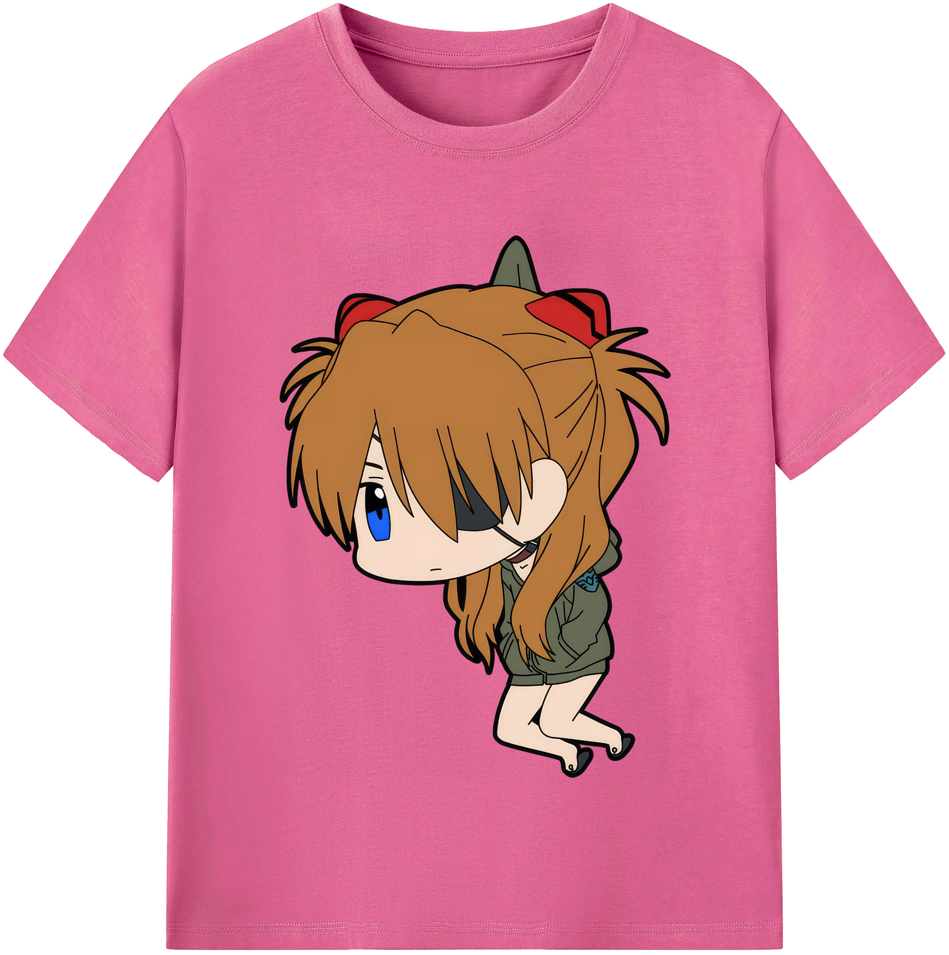 （画像用） EVA 新世紀エヴァンゲリオン レディースカジュアルプリントTシャツ（綿100％）