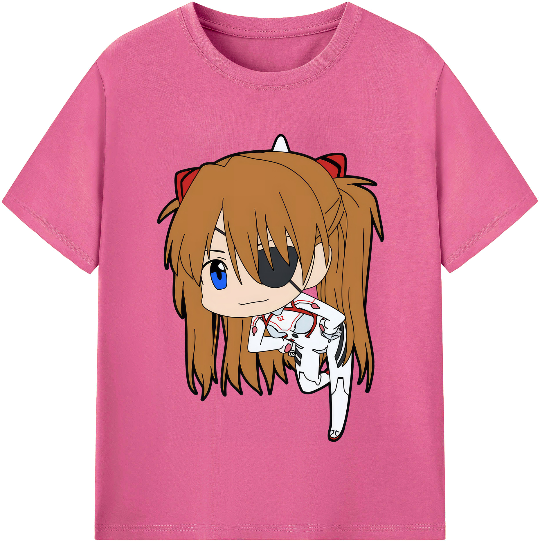 （画像用） EVA 新世紀エヴァンゲリオン レディースカジュアルプリントTシャツ（綿100％）