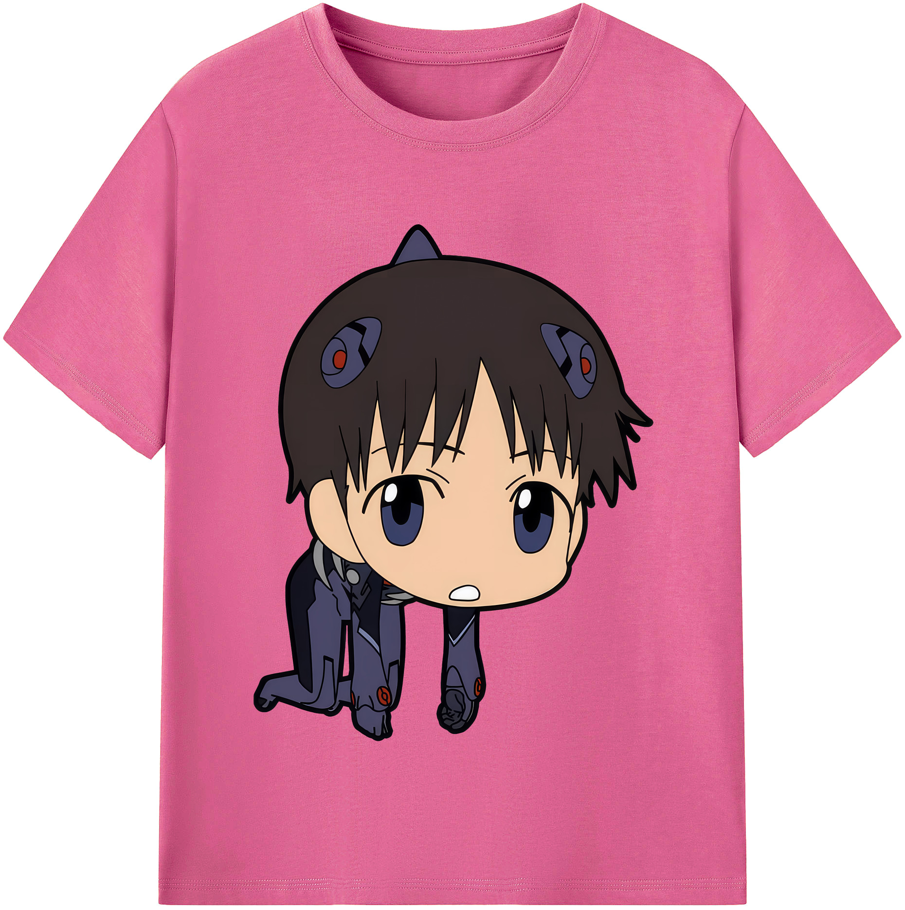 （画像用） EVA 新世紀エヴァンゲリオン レディースカジュアルプリントTシャツ（綿100％）