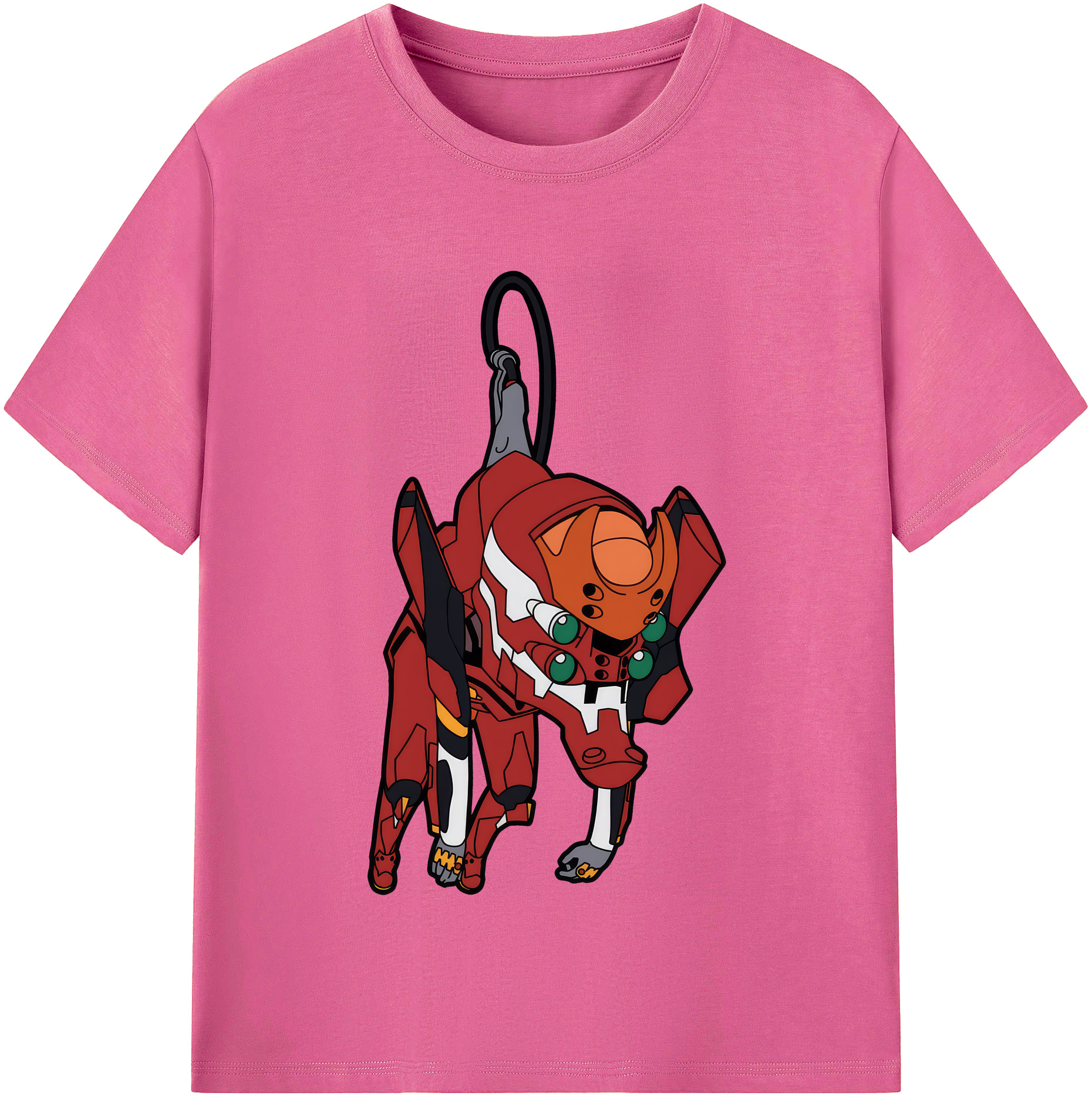 （画像用） EVA 新世紀エヴァンゲリオン レディースカジュアルプリントTシャツ（綿100％）