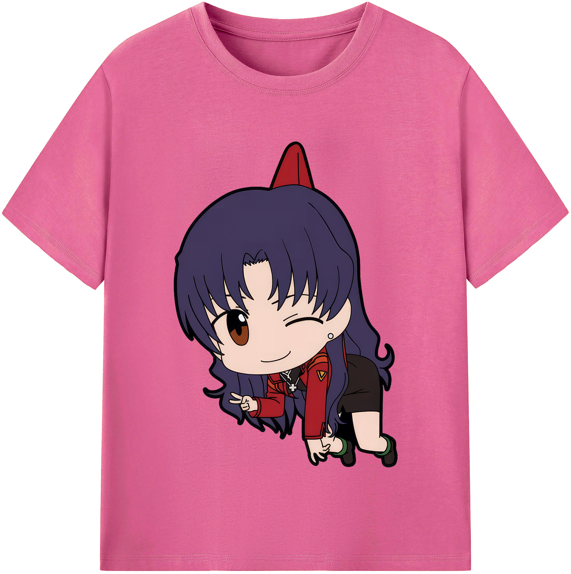 （画像用） EVA 新世紀エヴァンゲリオン レディースカジュアルプリントTシャツ（綿100％）