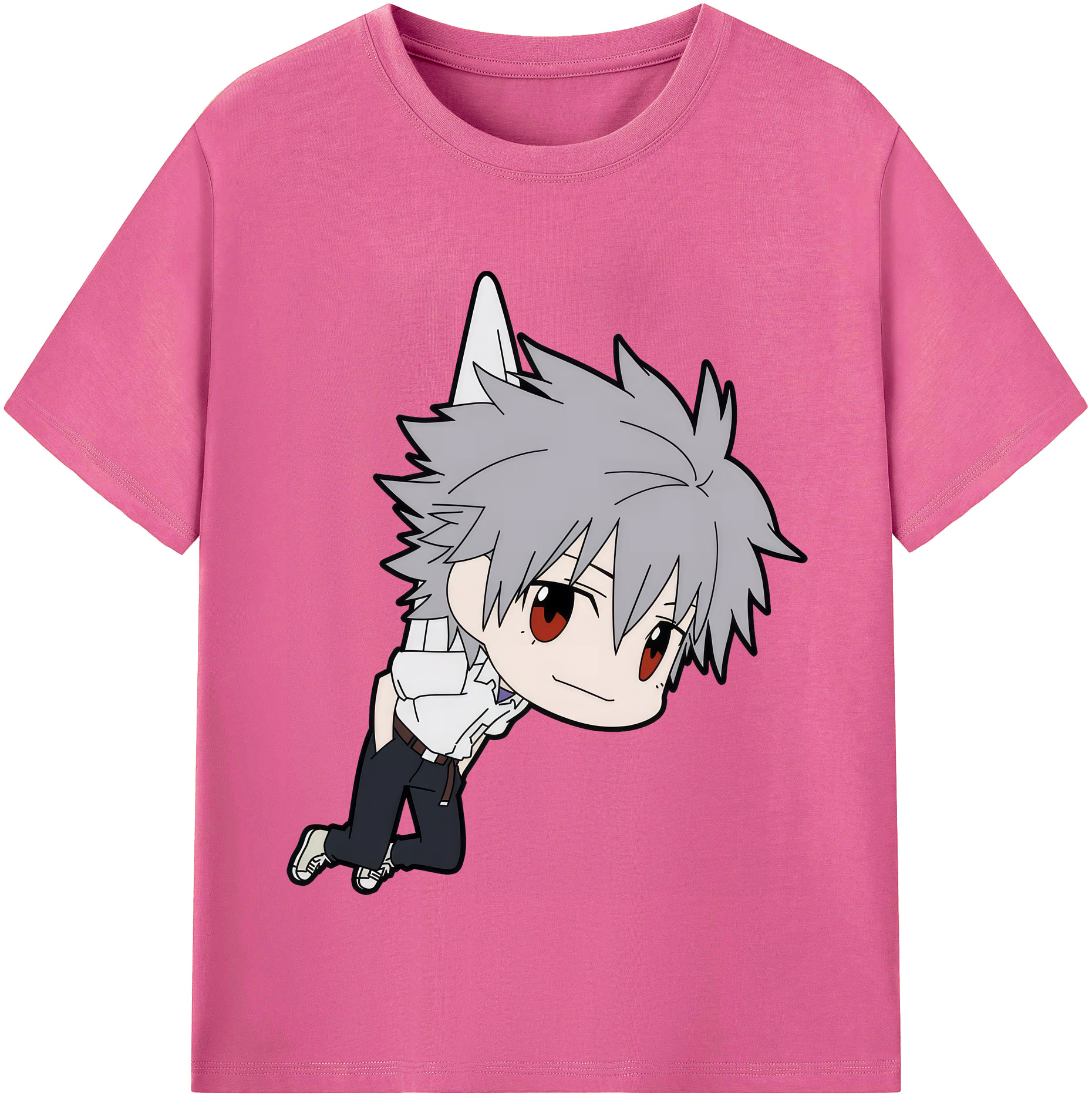 （画像用） EVA 新世紀エヴァンゲリオン レディースカジュアルプリントTシャツ（綿100％）
