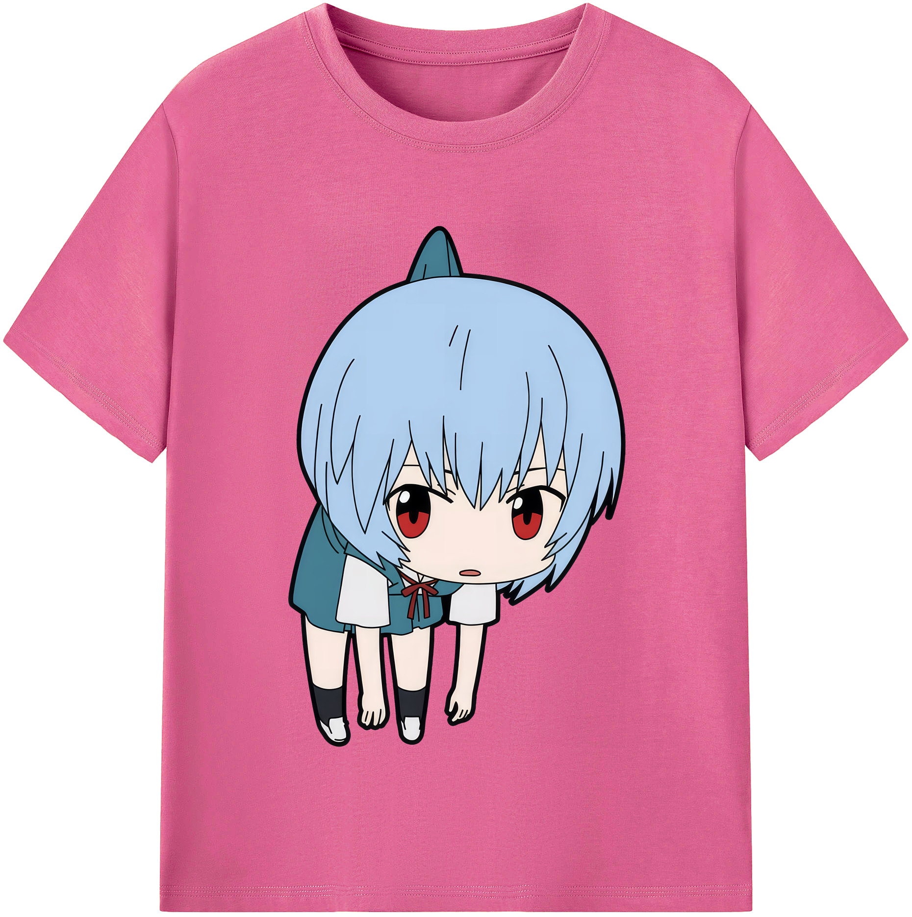 （画像用） EVA 新世紀エヴァンゲリオン レディースカジュアルプリントTシャツ（綿100％）