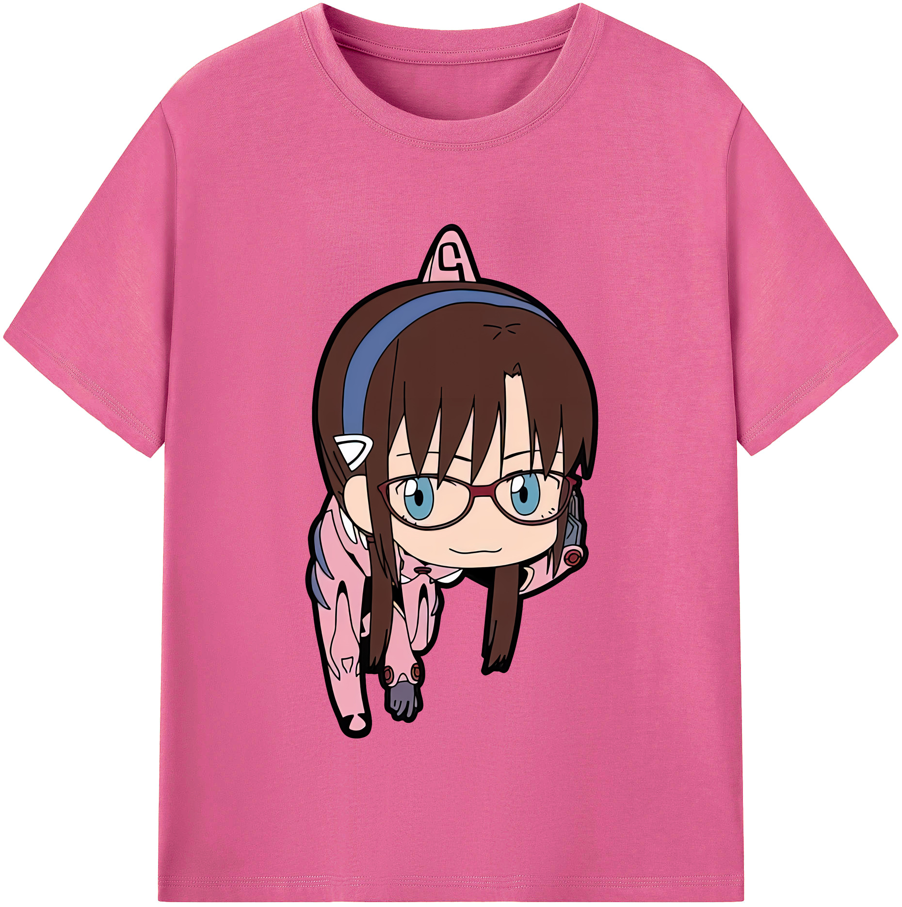 （画像用） EVA 新世紀エヴァンゲリオン レディースカジュアルプリントTシャツ（綿100％）
