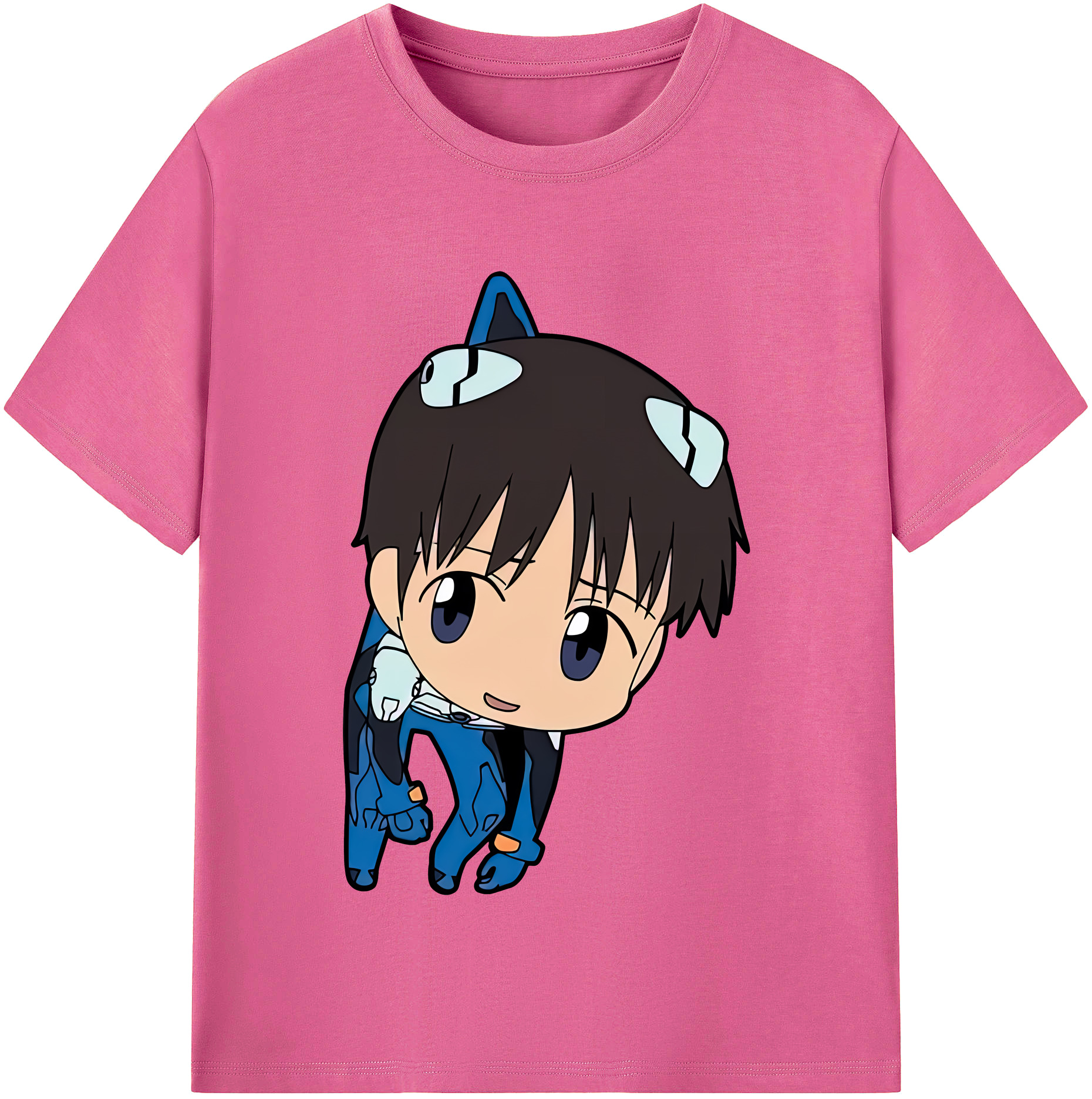 （画像用） EVA 新世紀エヴァンゲリオン レディースカジュアルプリントTシャツ（綿100％）