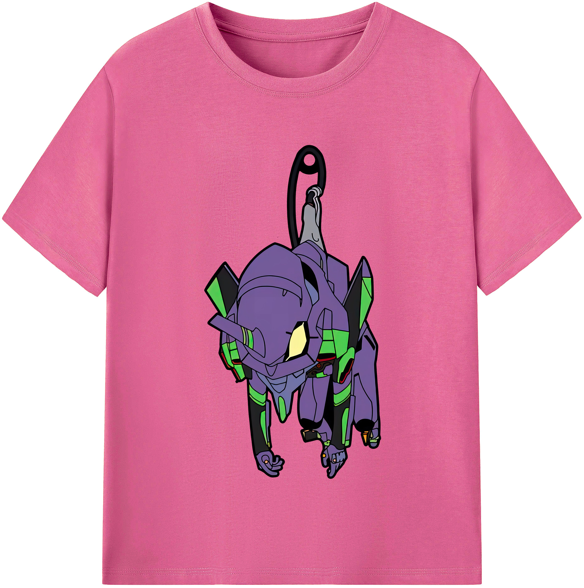 （画像用） EVA 新世紀エヴァンゲリオン レディースカジュアルプリントTシャツ（綿100％）