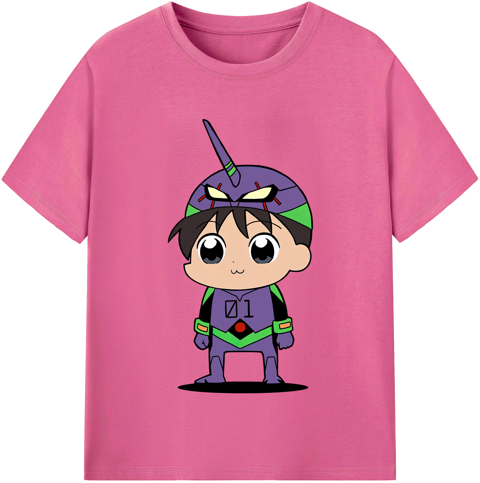 （画像用） EVA 新世紀エヴァンゲリオン レディースカジュアルプリントTシャツ（綿100％）