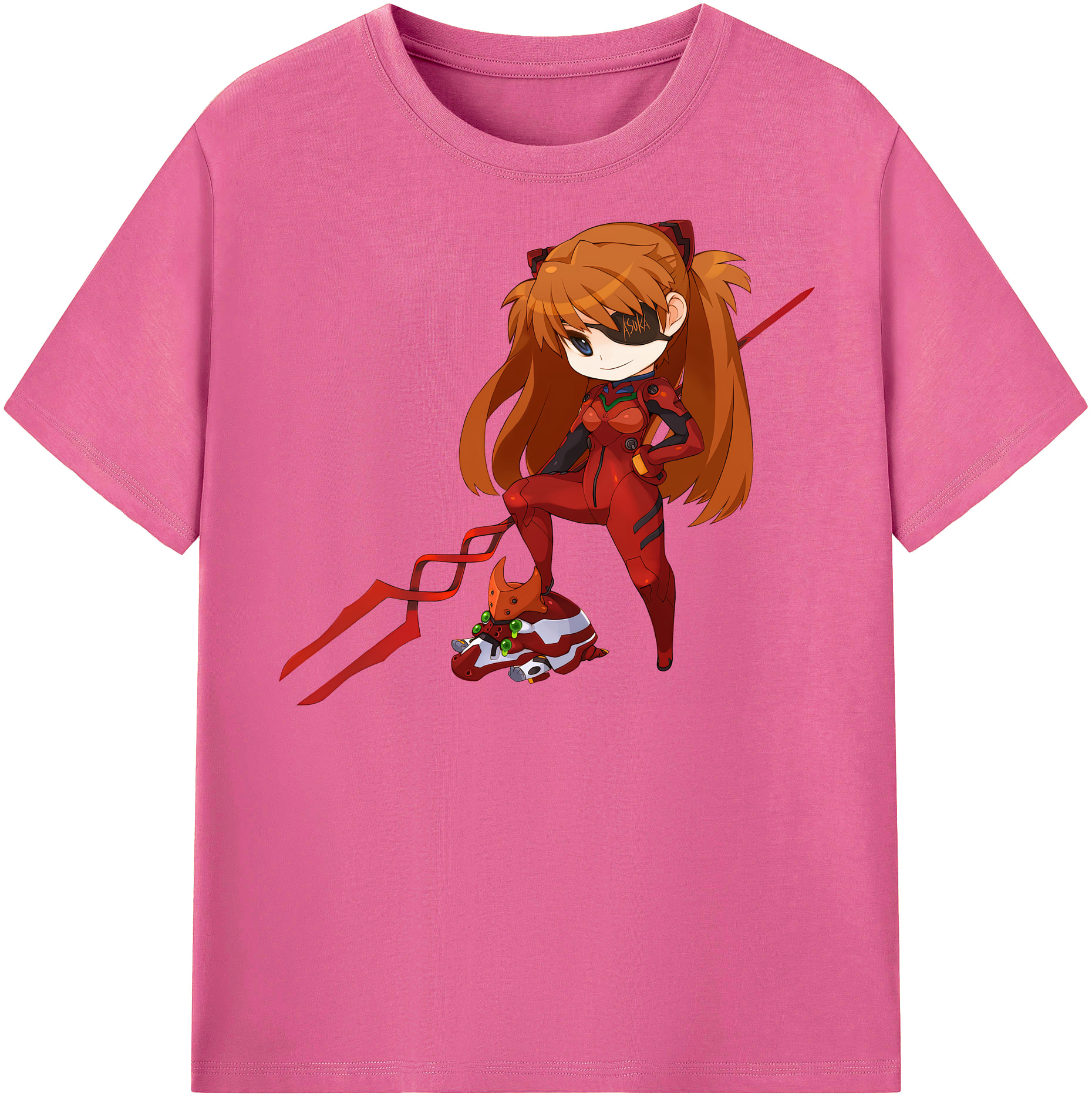 （画像用） EVA 新世紀エヴァンゲリオン レディースカジュアルプリントTシャツ（綿100％）