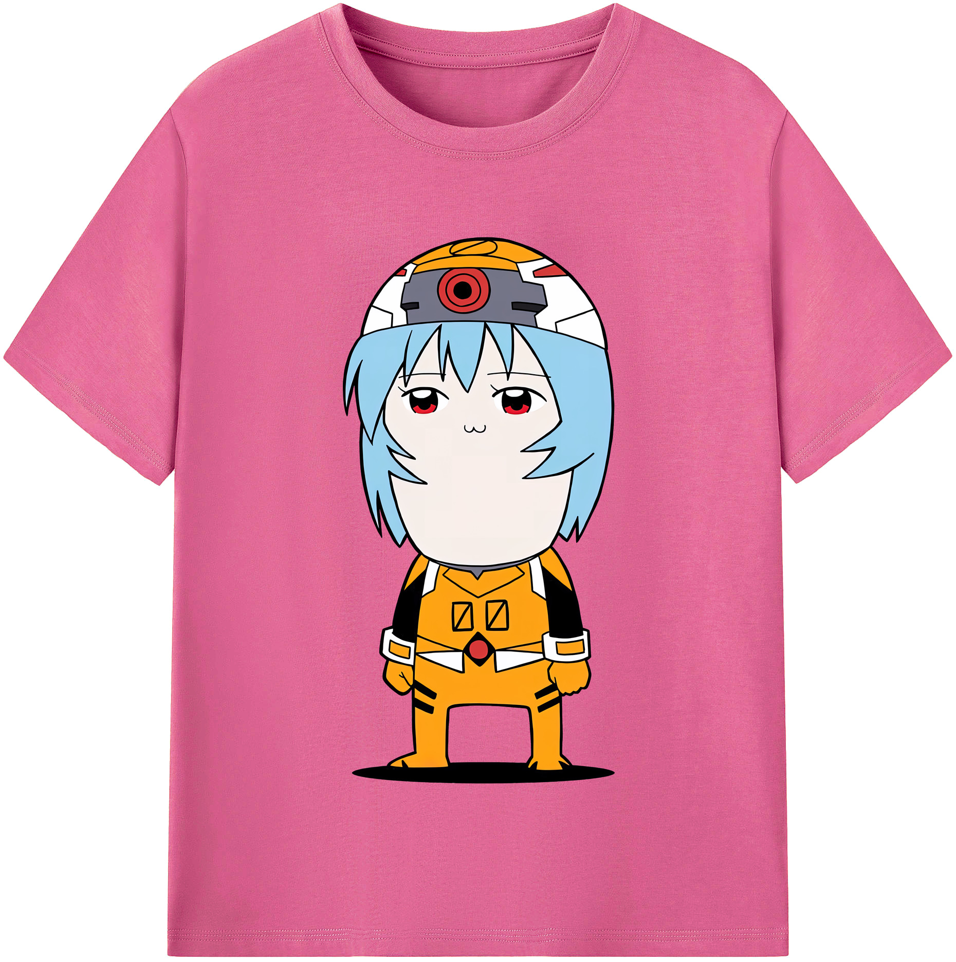 （画像用） EVA 新世紀エヴァンゲリオン レディースカジュアルプリントTシャツ（綿100％）
