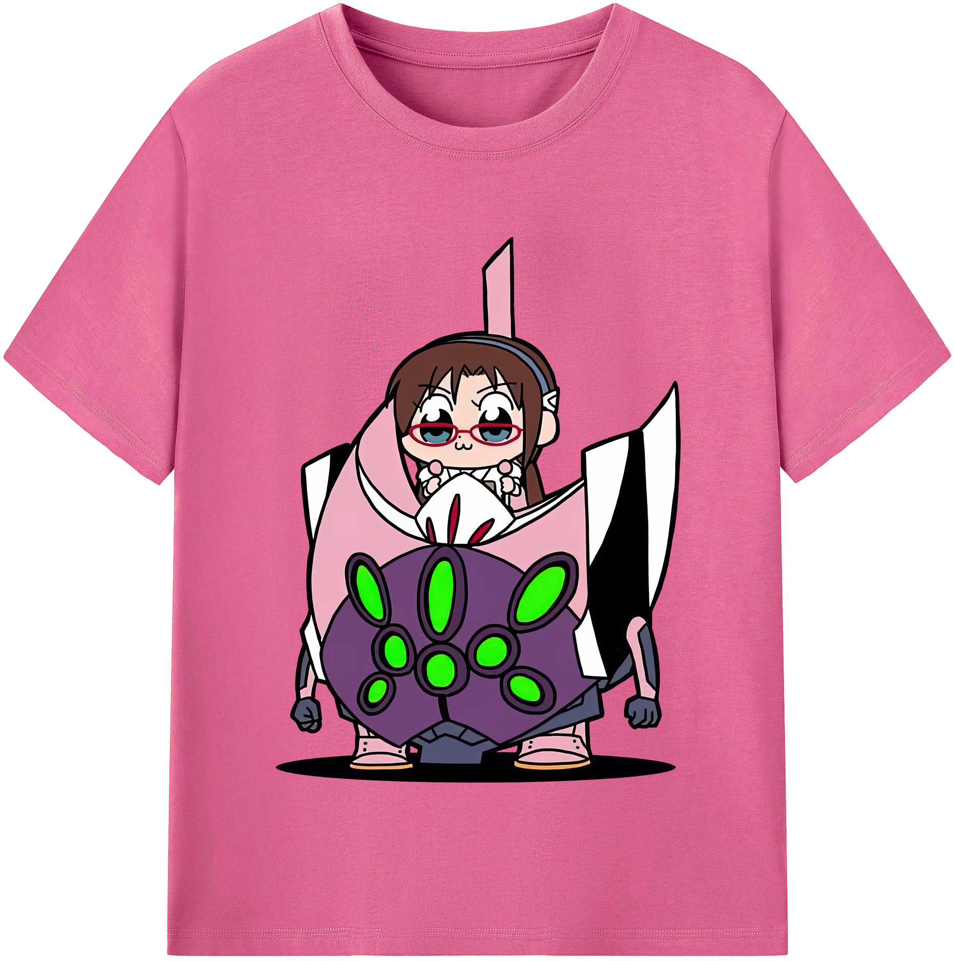 （画像用） EVA 新世紀エヴァンゲリオン レディースカジュアルプリントTシャツ（綿100％）