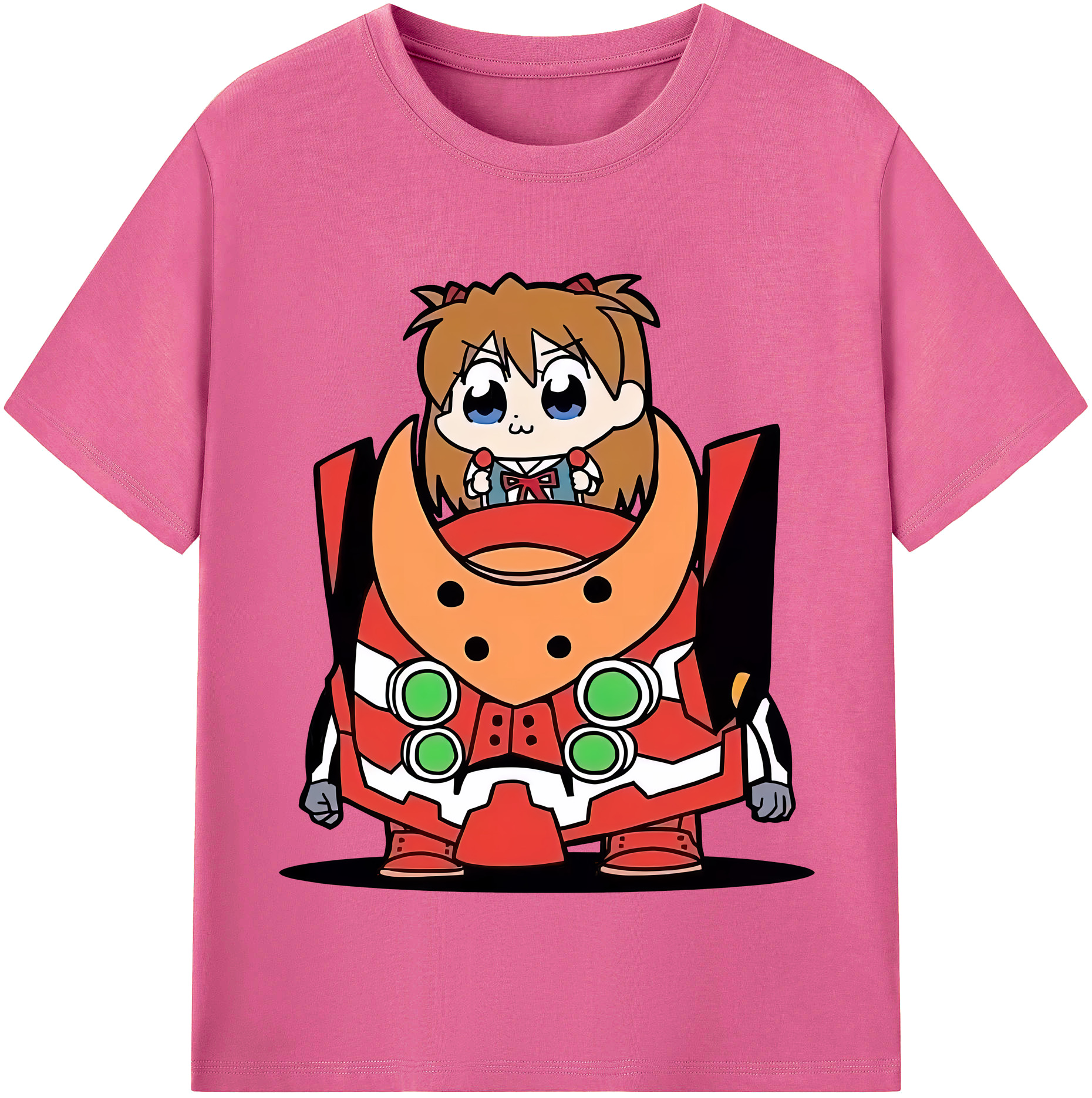 （画像用） EVA 新世紀エヴァンゲリオン レディースカジュアルプリントTシャツ（綿100％）