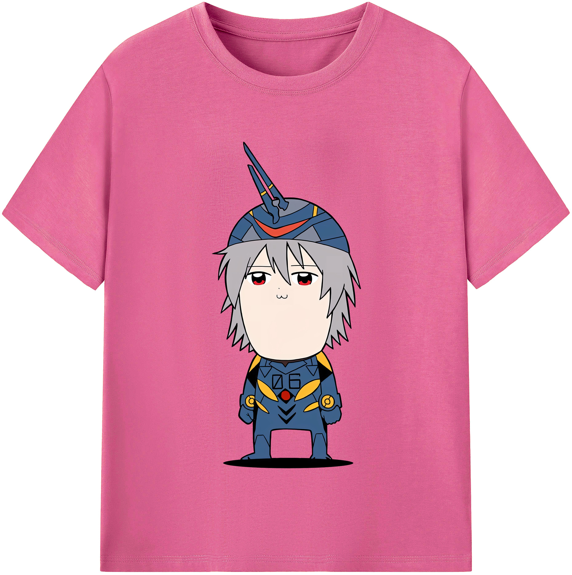 （画像用） EVA 新世紀エヴァンゲリオン レディースカジュアルプリントTシャツ（綿100％）