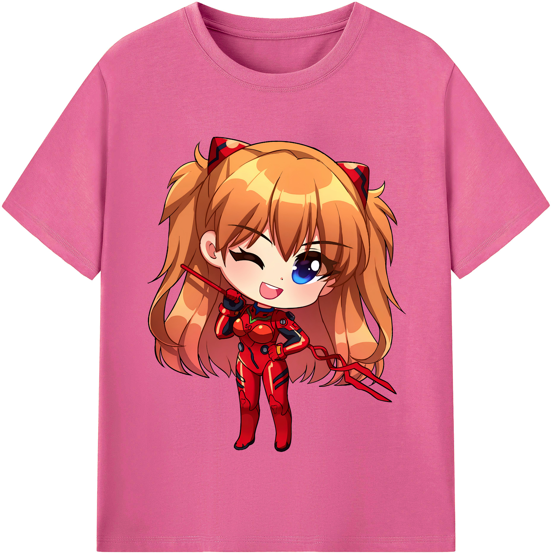 （画像用） EVA 新世紀エヴァンゲリオン レディースカジュアルプリントTシャツ（綿100％）