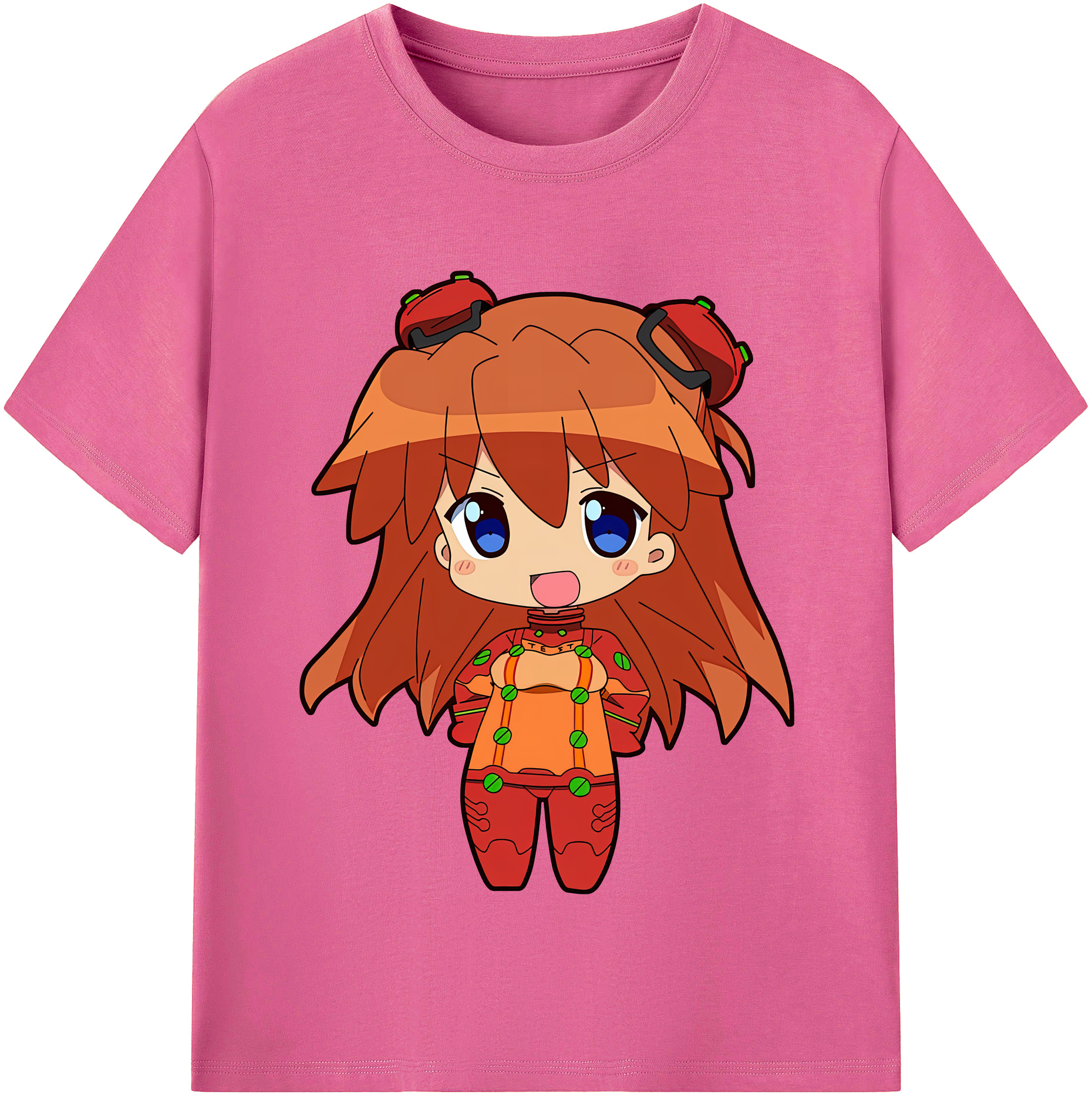 （画像用） EVA 新世紀エヴァンゲリオン レディースカジュアルプリントTシャツ（綿100％）