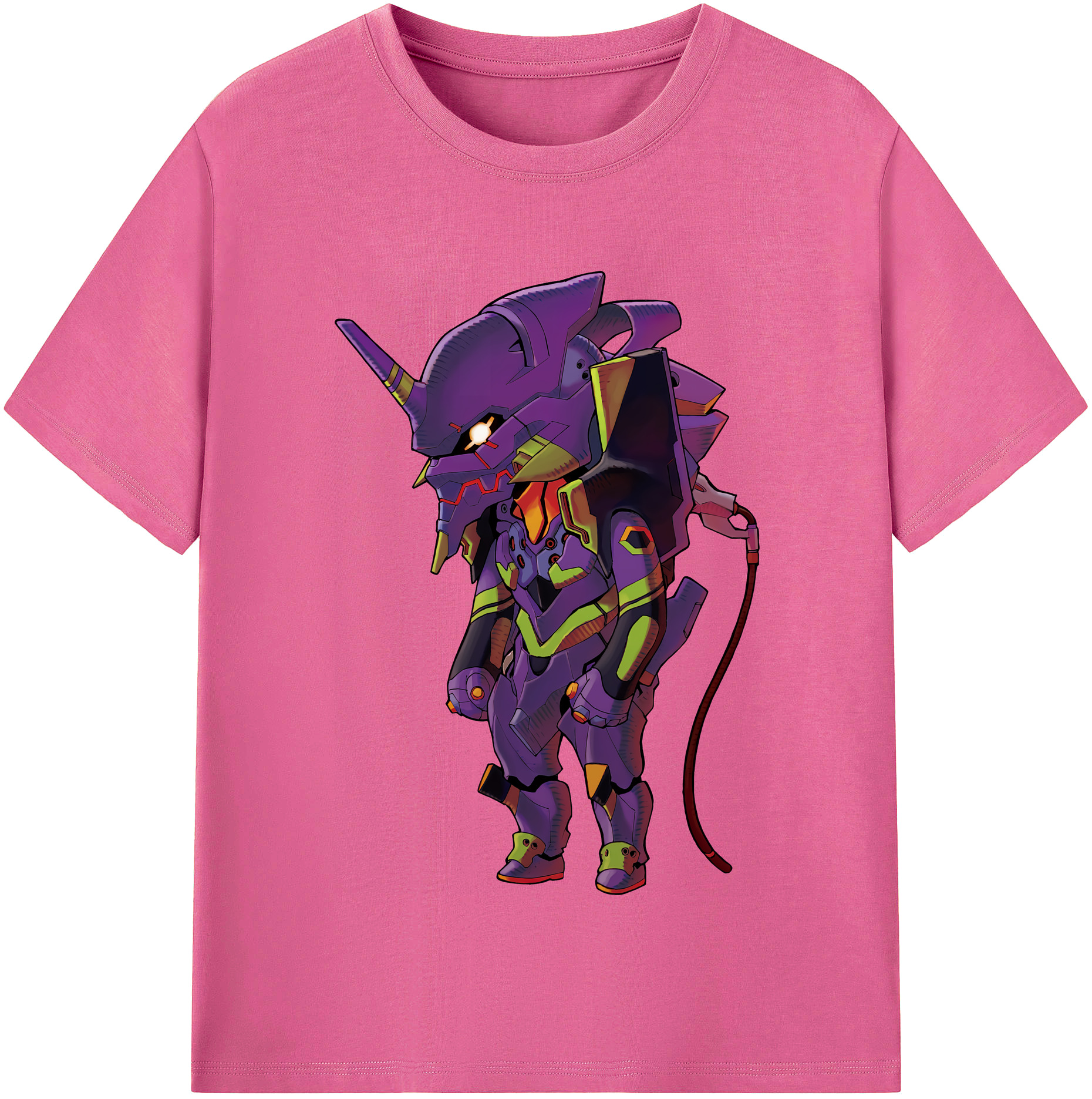 （画像用） EVA 新世紀エヴァンゲリオン レディースカジュアルプリントTシャツ（綿100％）