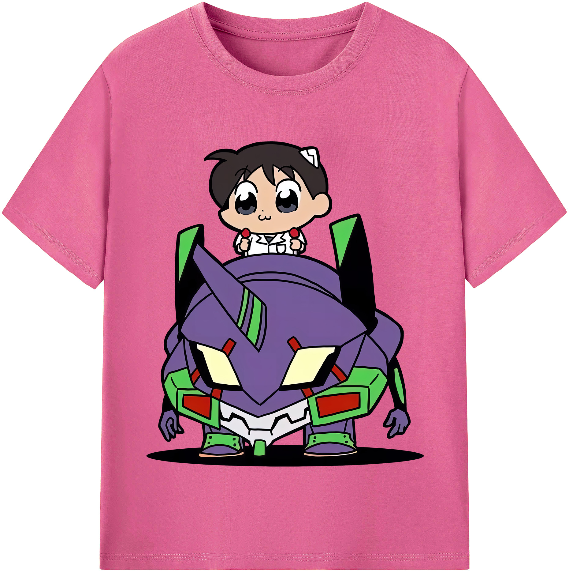 （画像用） EVA 新世紀エヴァンゲリオン レディースカジュアルプリントTシャツ（綿100％）