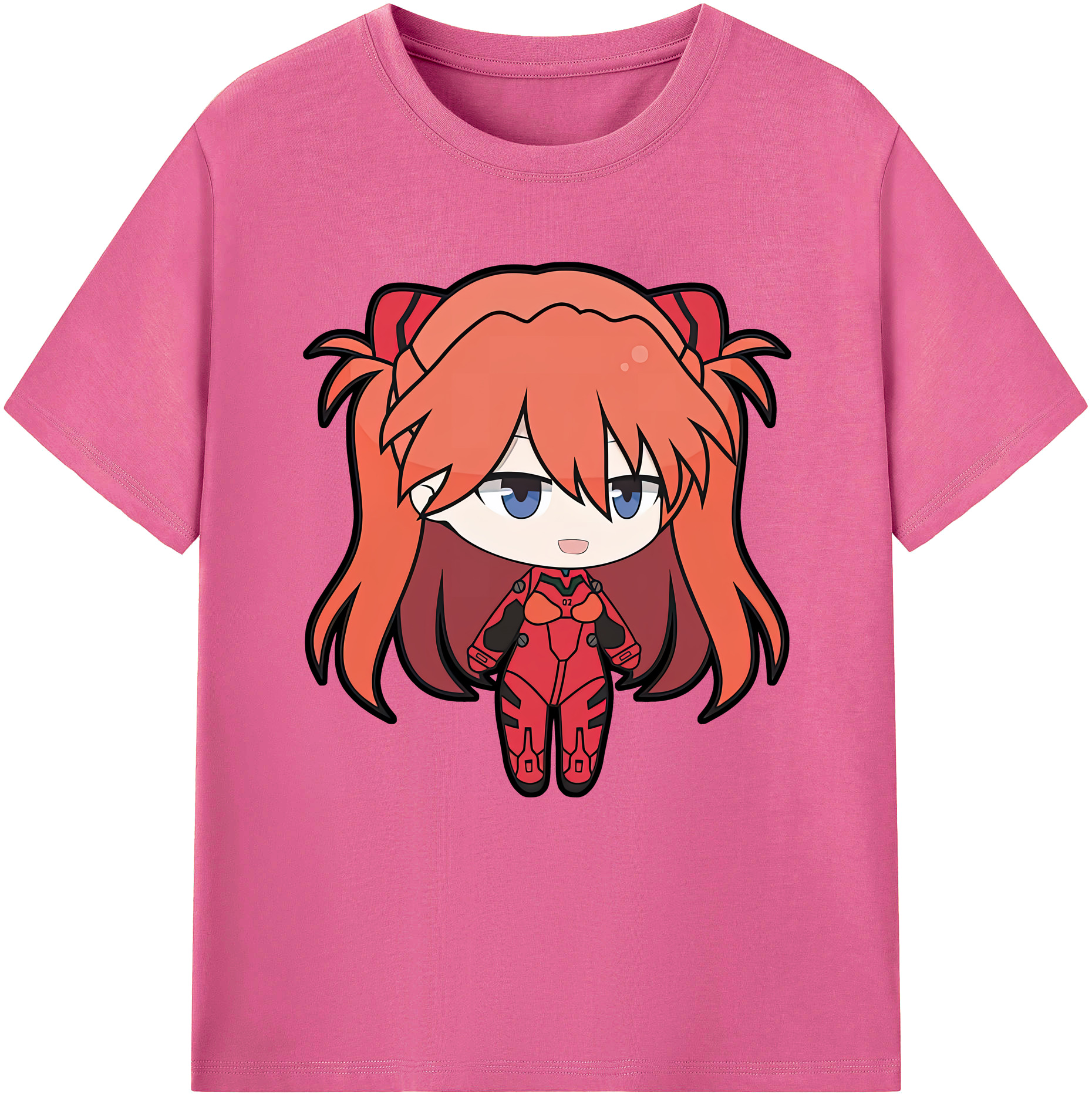 （画像用） EVA 新世紀エヴァンゲリオン レディースカジュアルプリントTシャツ（綿100％）