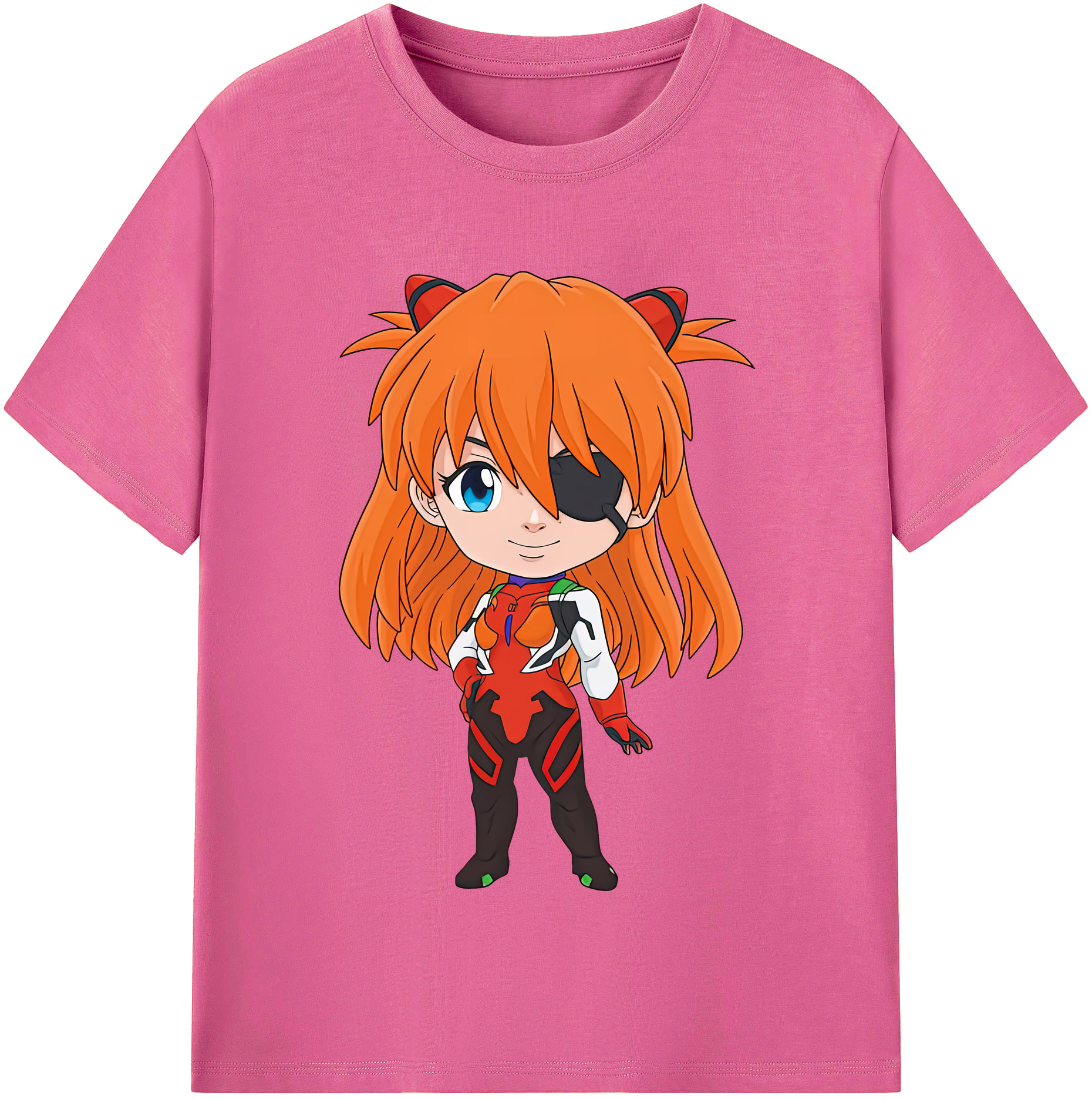 （画像用） EVA 新世紀エヴァンゲリオン レディースカジュアルプリントTシャツ（綿100％）