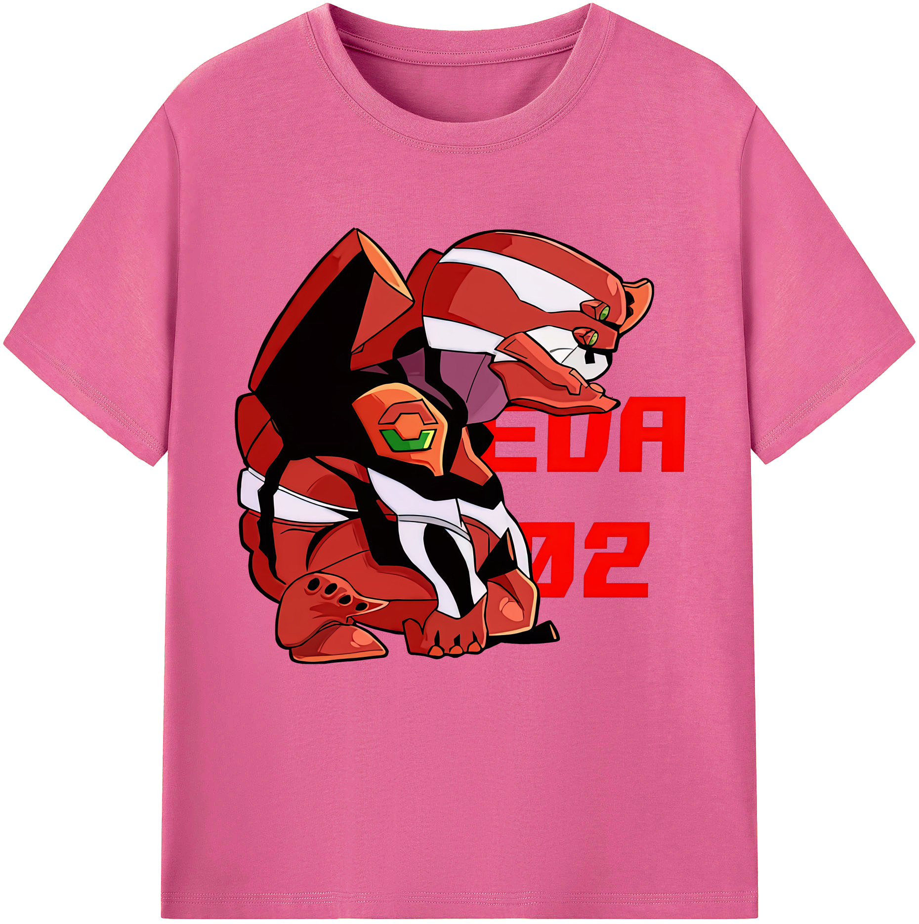 （画像用） EVA 新世紀エヴァンゲリオン レディースカジュアルプリントTシャツ（綿100％）