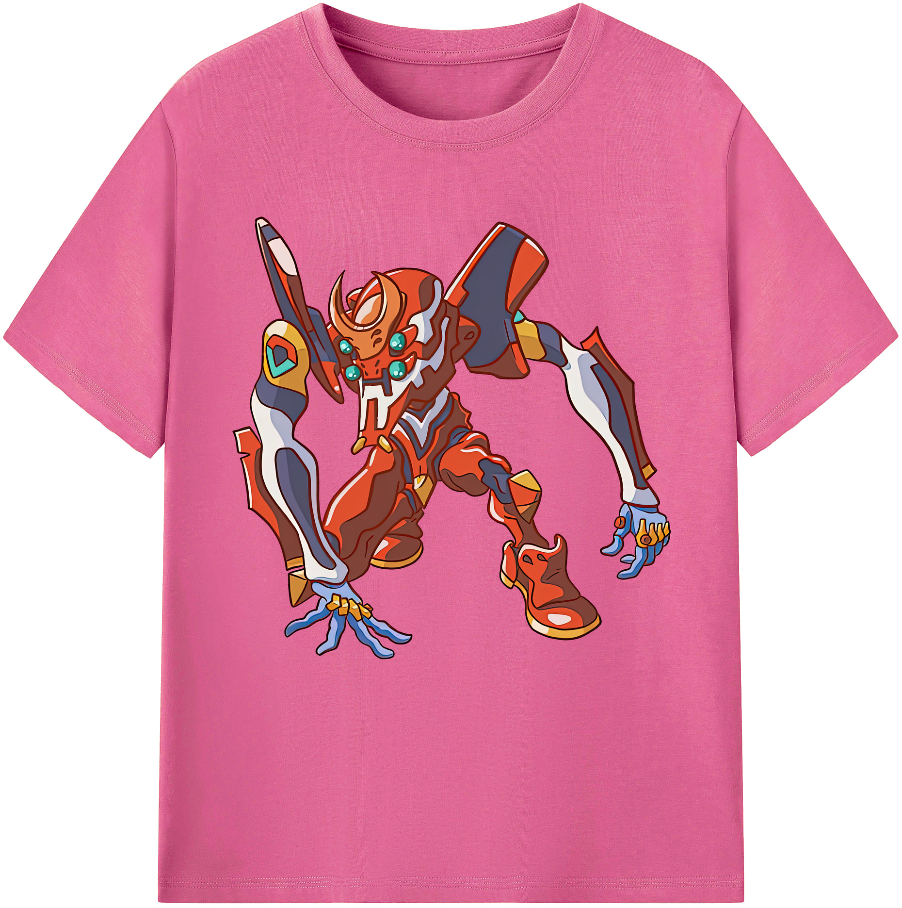 （画像用） EVA 新世紀エヴァンゲリオン レディースカジュアルプリントTシャツ（綿100％）