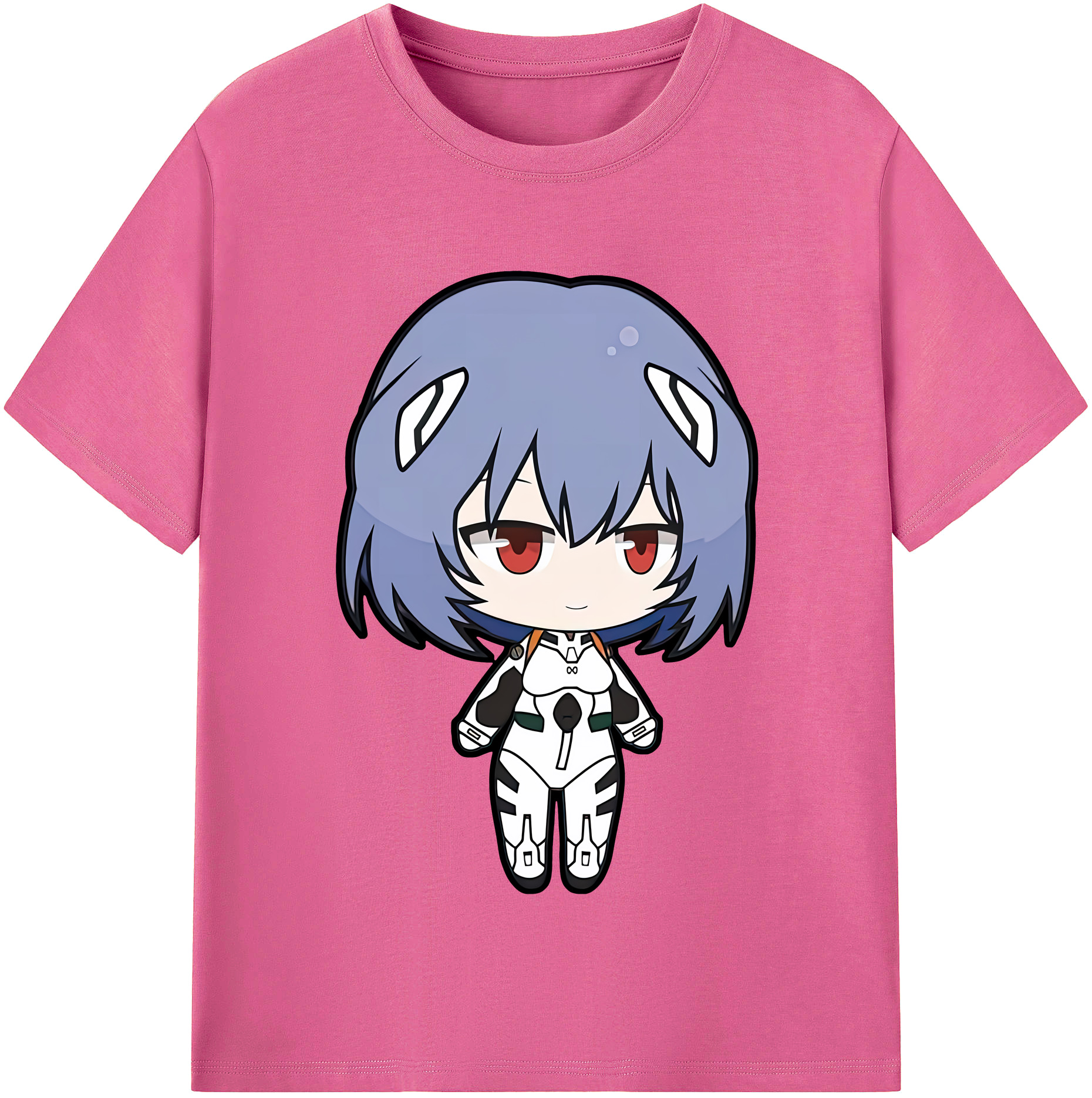 （画像用） EVA 新世紀エヴァンゲリオン レディースカジュアルプリントTシャツ（綿100％）