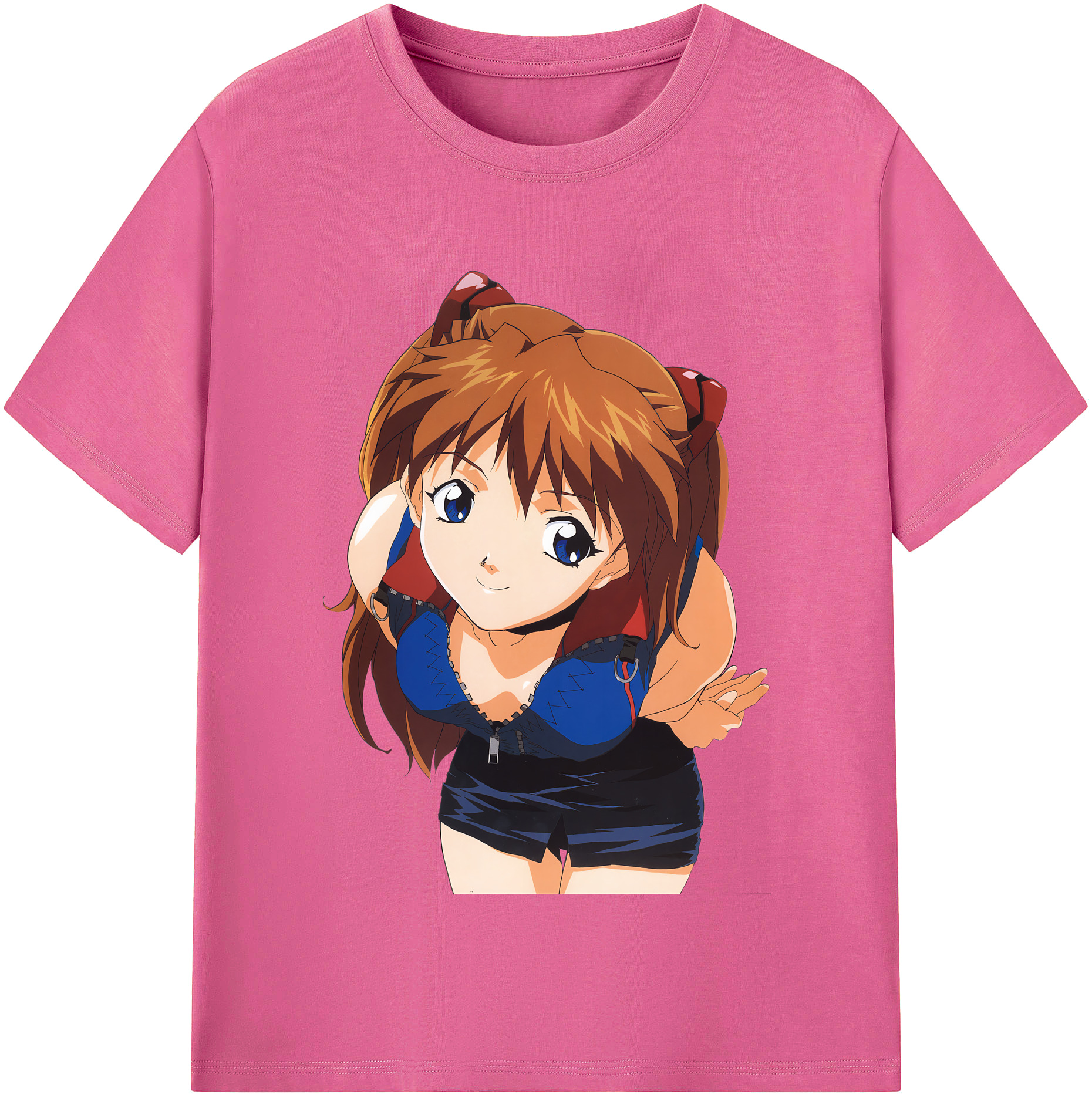 （画像用） EVA 新世紀エヴァンゲリオン レディースカジュアルプリントTシャツ（綿100％）