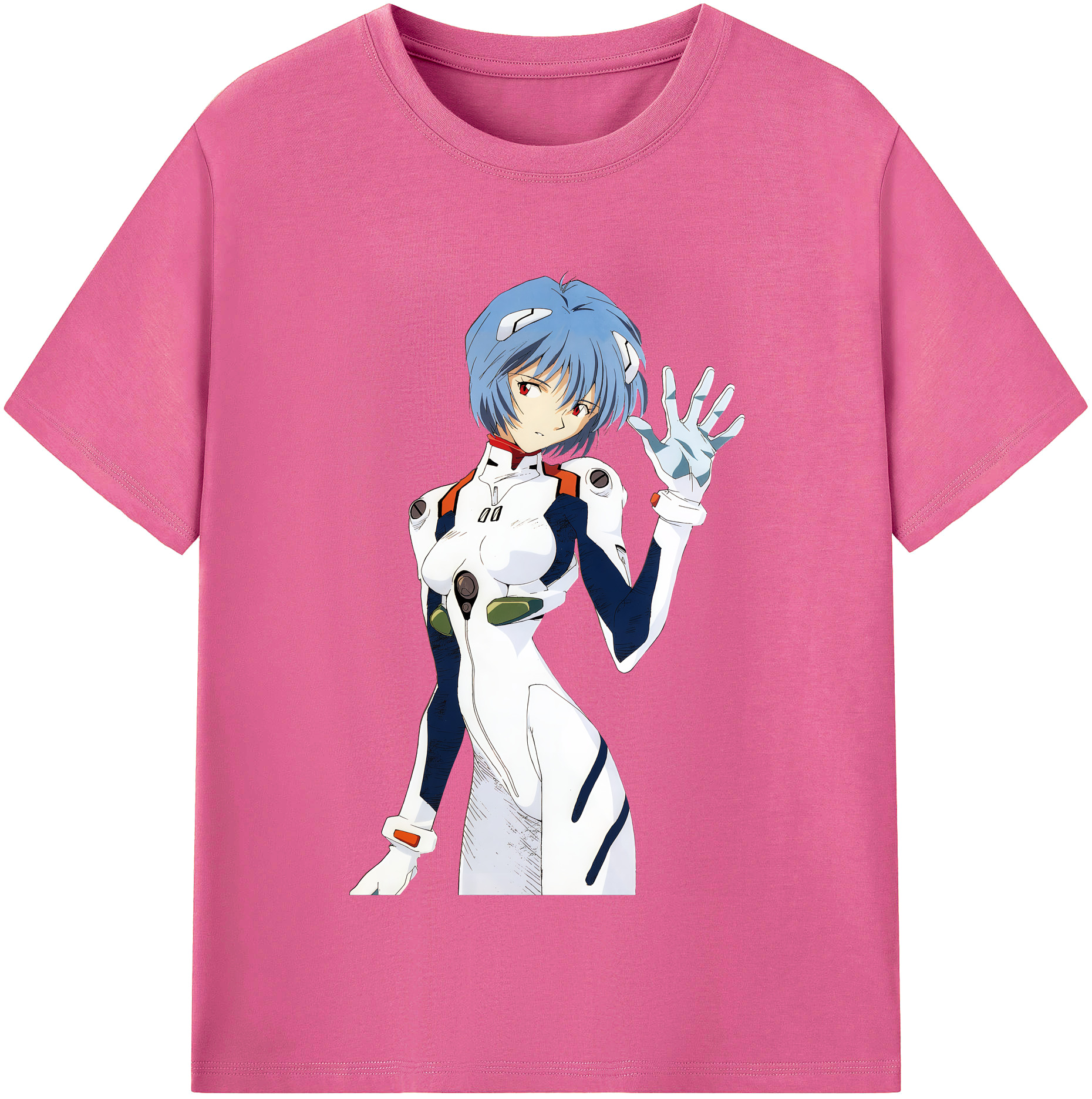 （画像用） EVA 新世紀エヴァンゲリオン レディースカジュアルプリントTシャツ（綿100％）