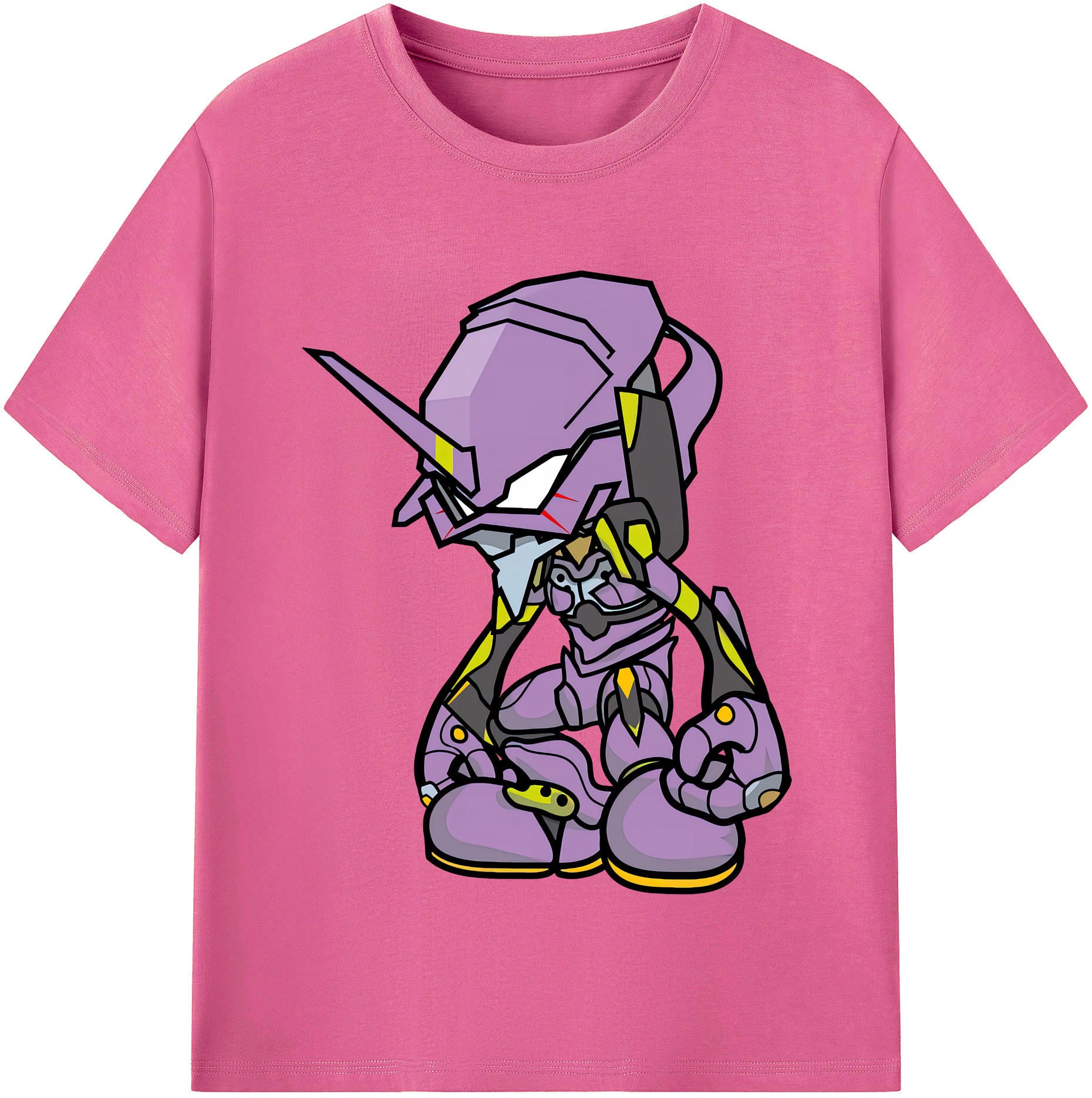（画像用） EVA 新世紀エヴァンゲリオン レディースカジュアルプリントTシャツ（綿100％）