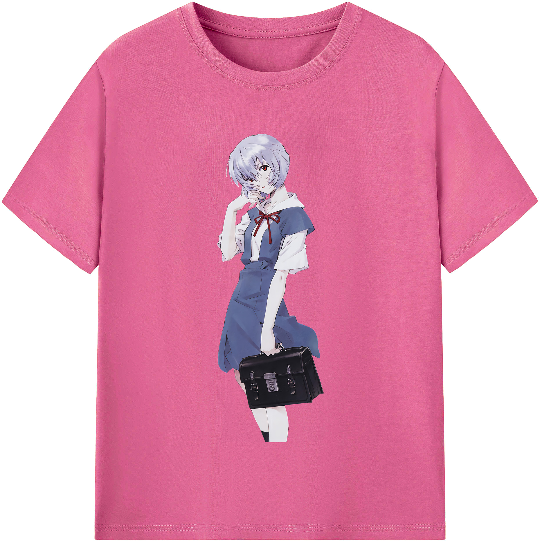 （画像用） EVA 新世紀エヴァンゲリオン レディースカジュアルプリントTシャツ（綿100％）