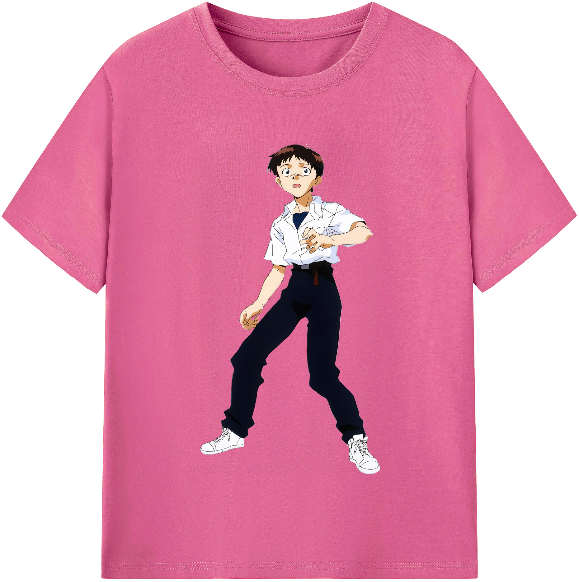 （画像用） EVA 新世紀エヴァンゲリオン レディースカジュアルプリントTシャツ（綿100％）
