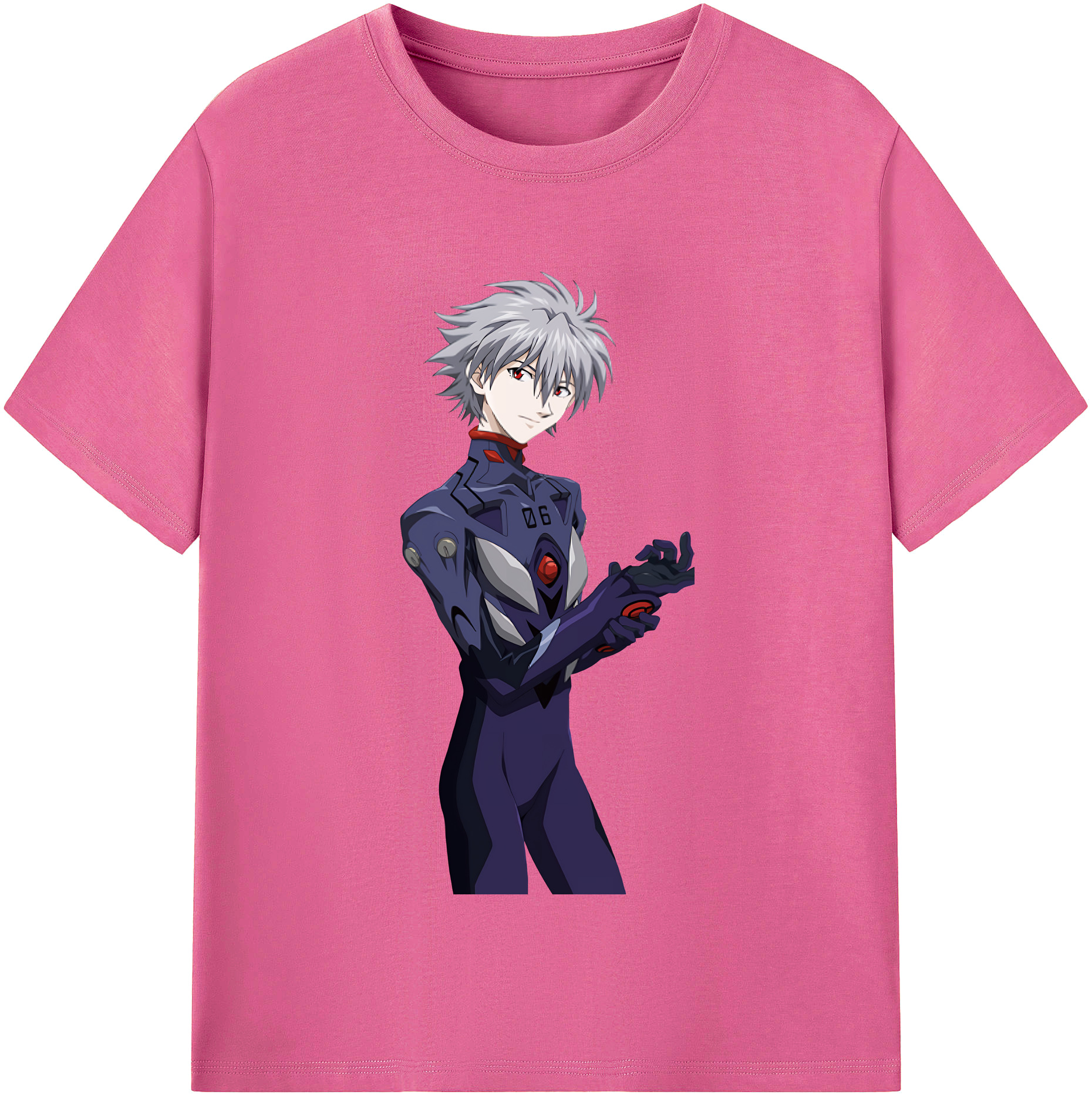 （画像用） EVA 新世紀エヴァンゲリオン レディースカジュアルプリントTシャツ（綿100％）