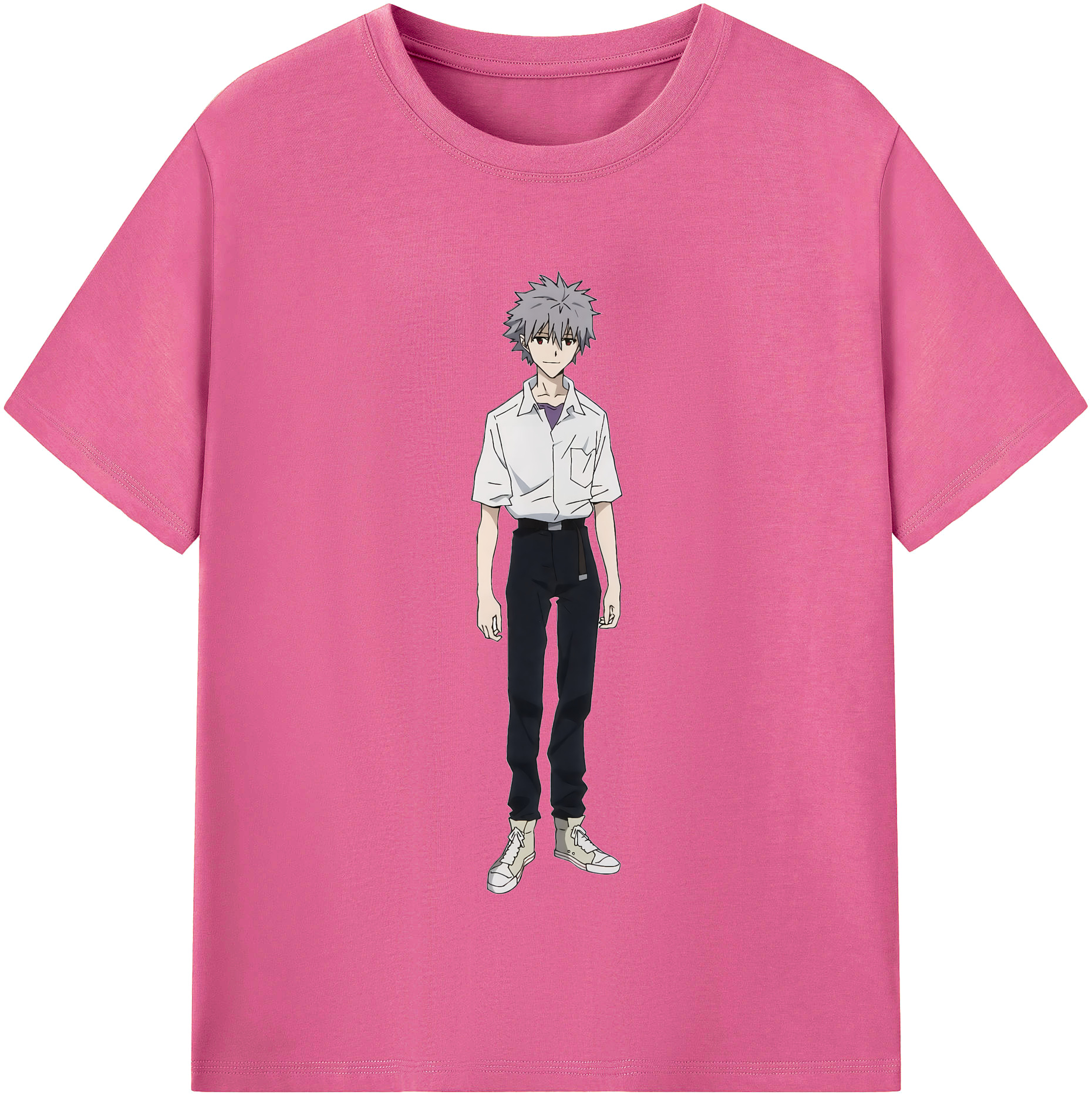 （画像用） EVA 新世紀エヴァンゲリオン レディースカジュアルプリントTシャツ（綿100％）