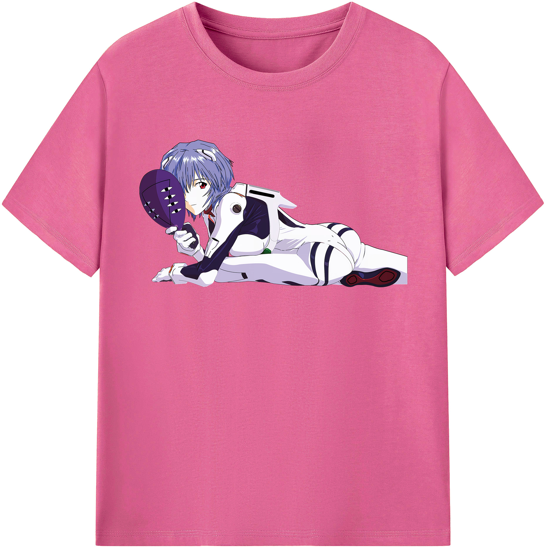 （画像用） EVA 新世紀エヴァンゲリオン レディースカジュアルプリントTシャツ（綿100％）