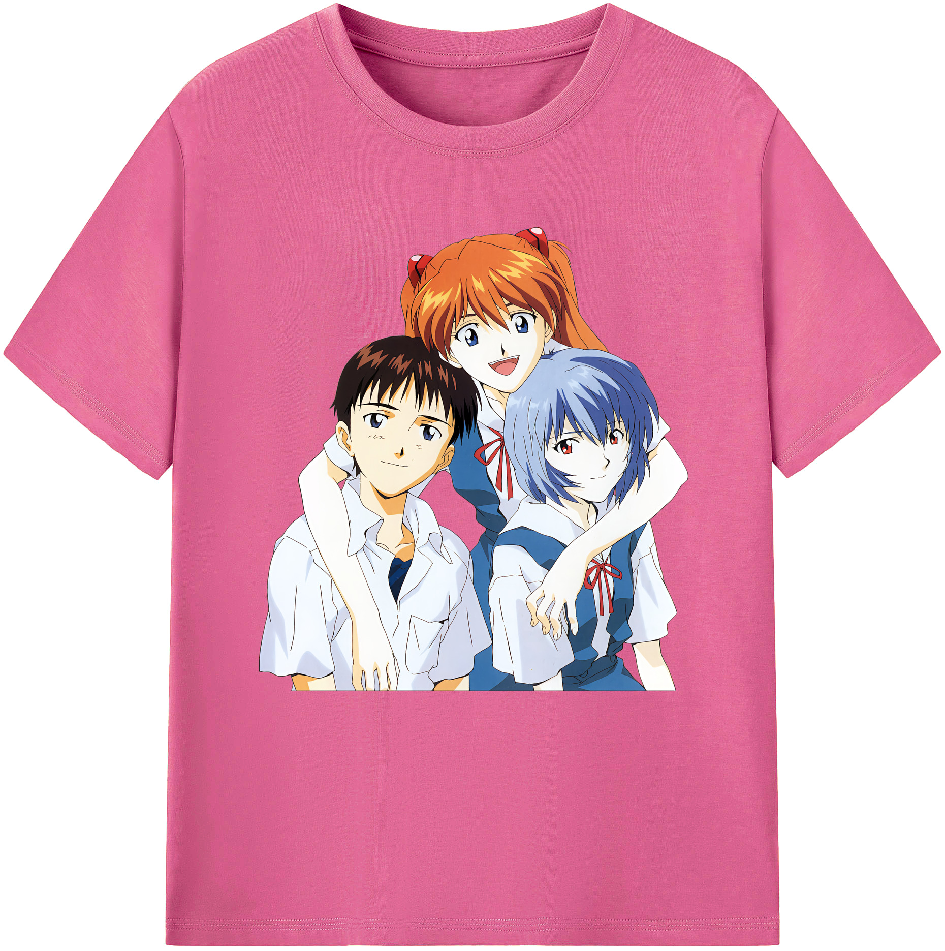 （画像用） EVA 新世紀エヴァンゲリオン レディースカジュアルプリントTシャツ（綿100％）