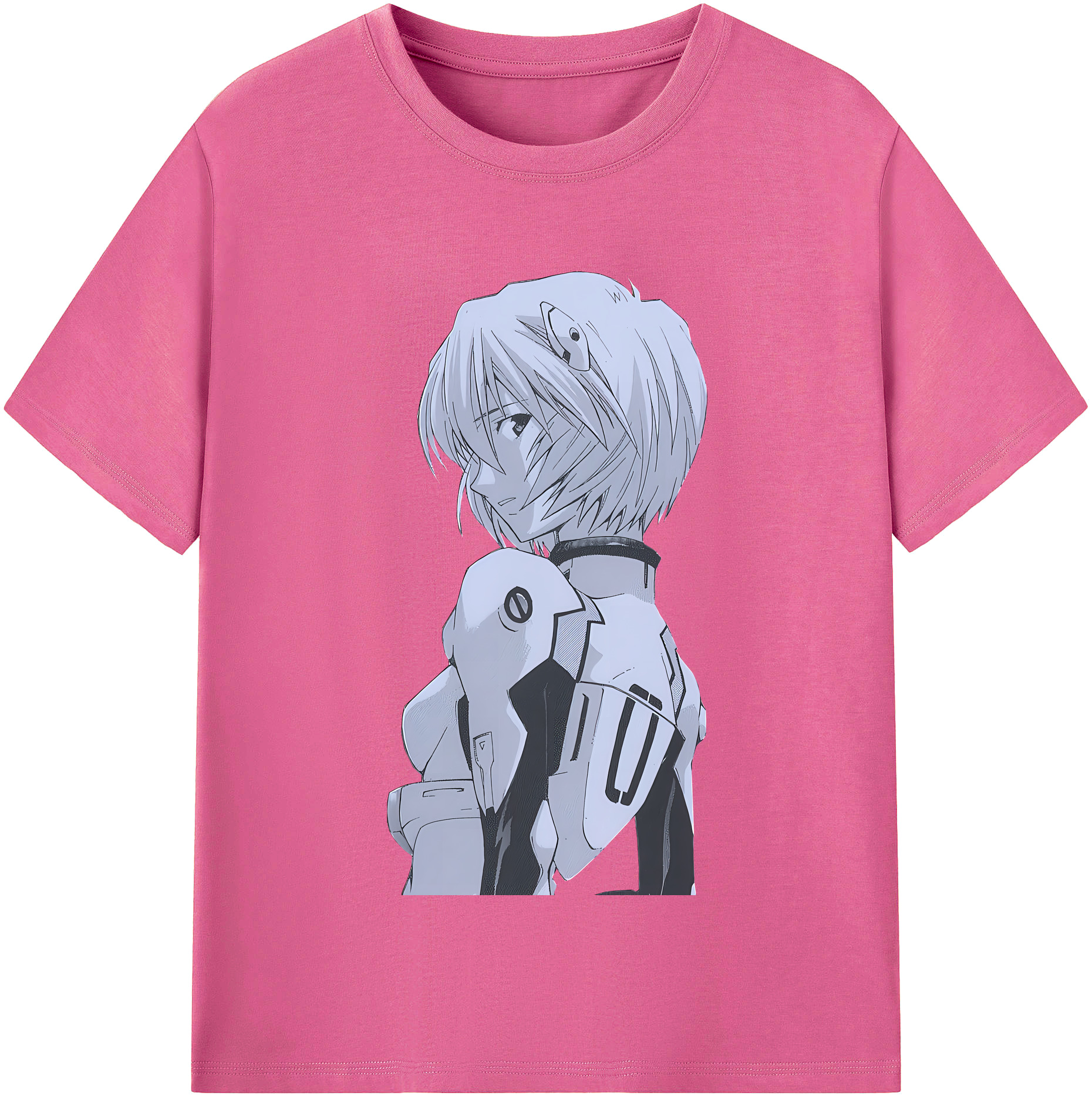 （画像用） EVA 新世紀エヴァンゲリオン レディースカジュアルプリントTシャツ（綿100％）