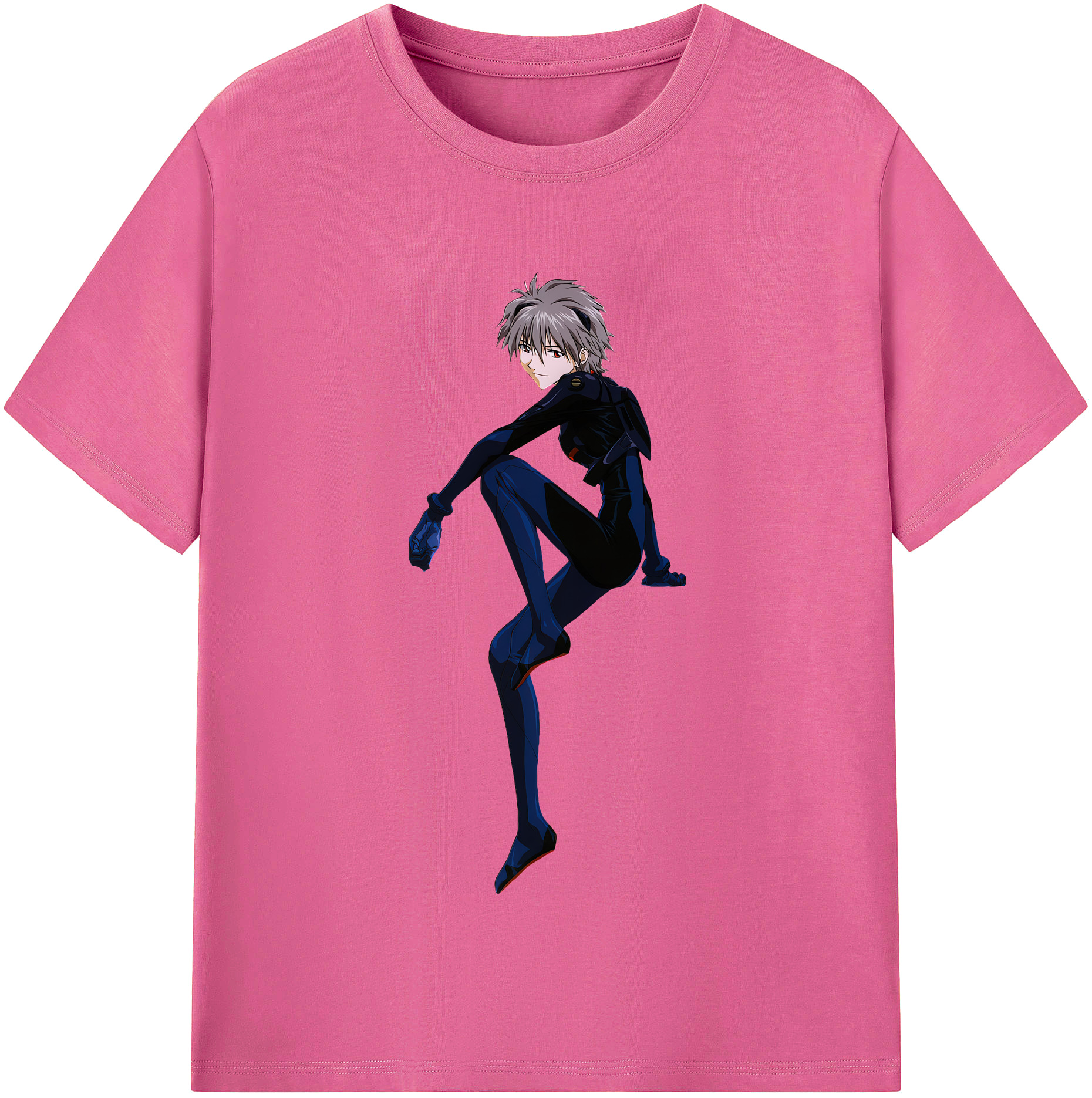 （画像用） EVA 新世紀エヴァンゲリオン レディースカジュアルプリントTシャツ（綿100％）